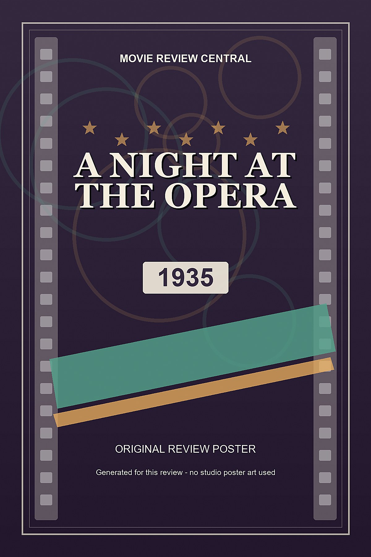 A Night at the Opera (1935) - original review poster A Night at the Opera (1935) - original review poster