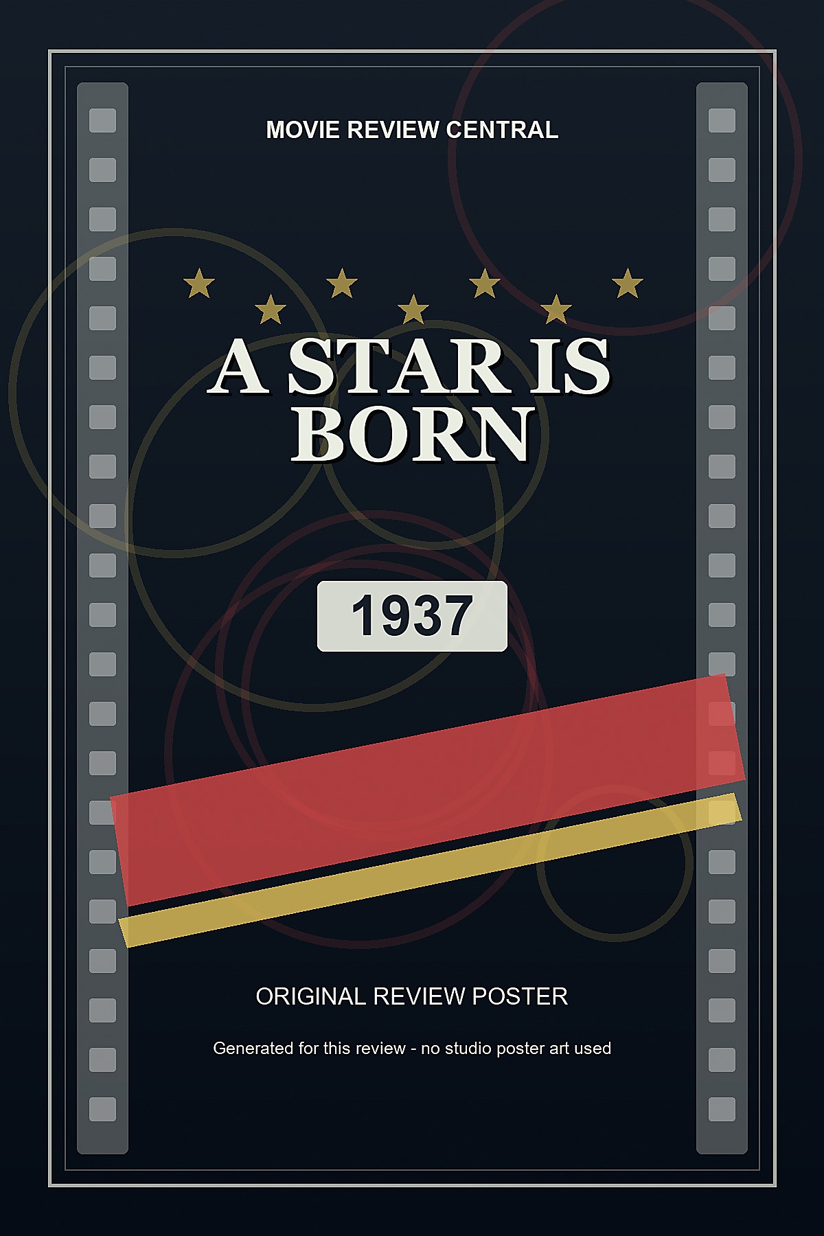 A Star is Born (1937) - original review poster A Star is Born (1937) - original review poster