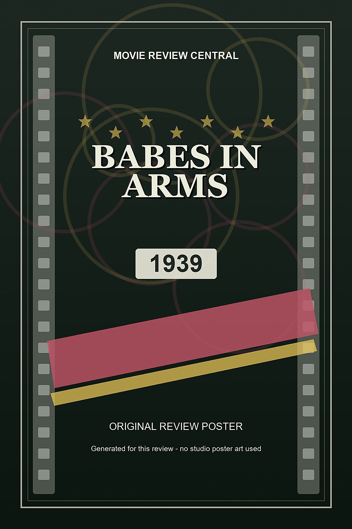 Babes in Arms (1939) - original review poster Babes in Arms (1939) - original review poster