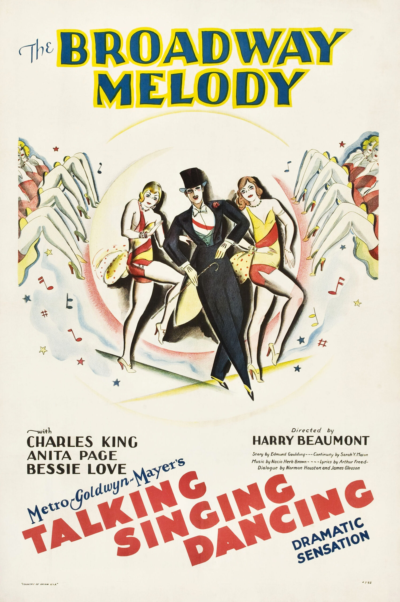 The Broadway Melody (1929) theatrical poster
