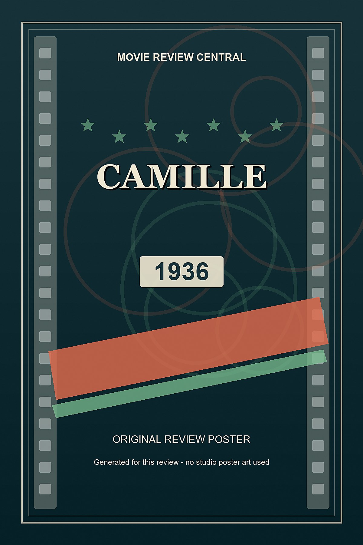 Camille (1936) - original review poster Camille (1936) - original review poster