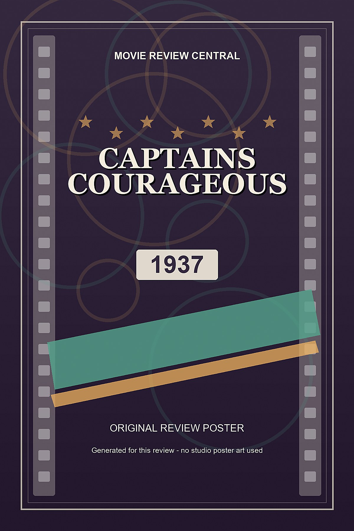 Captains Courageous (1937) - original review poster Captains Courageous (1937) - original review poster