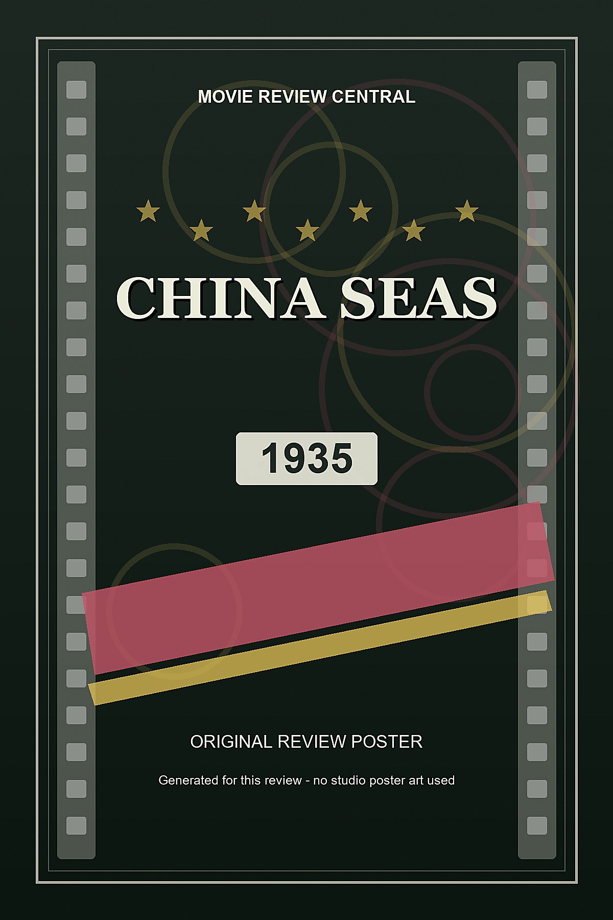 China Seas (1935) - original review poster China Seas (1935) - original review poster