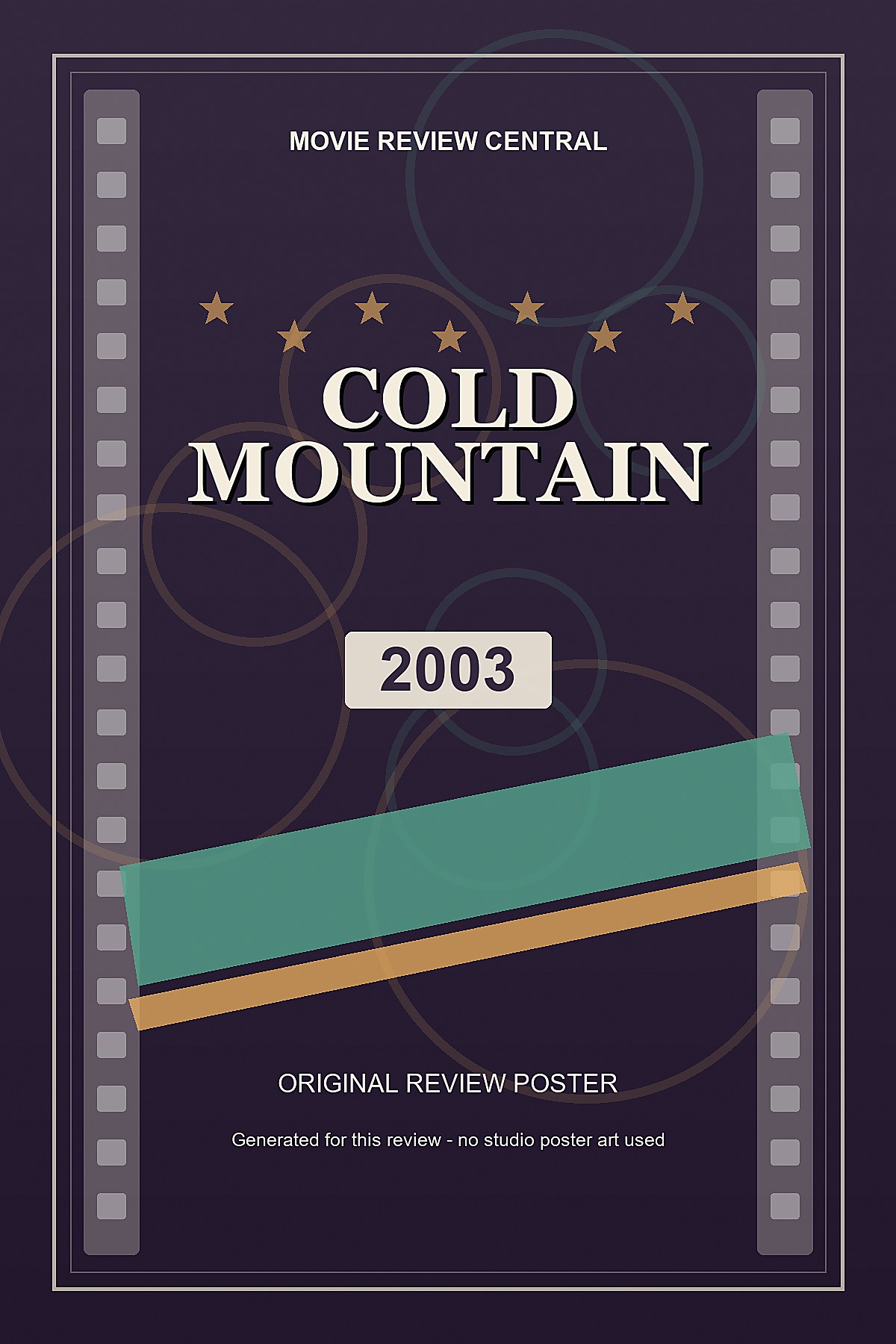 Cold Mountain (2003) - original review poster Cold Mountain (2003) - original review poster