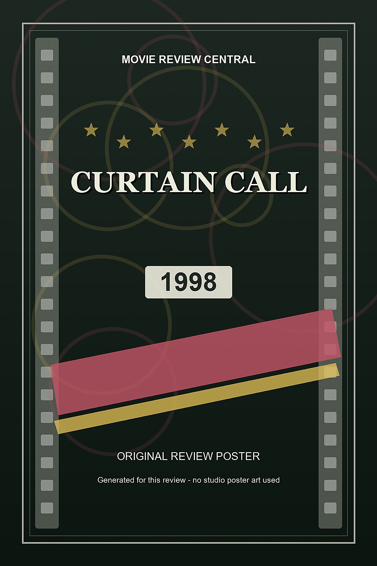 Curtain Call (1998) - original review poster