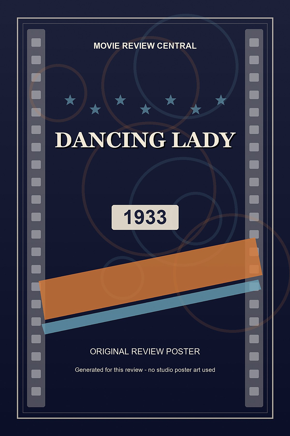 Dancing Lady (1933) - original review poster