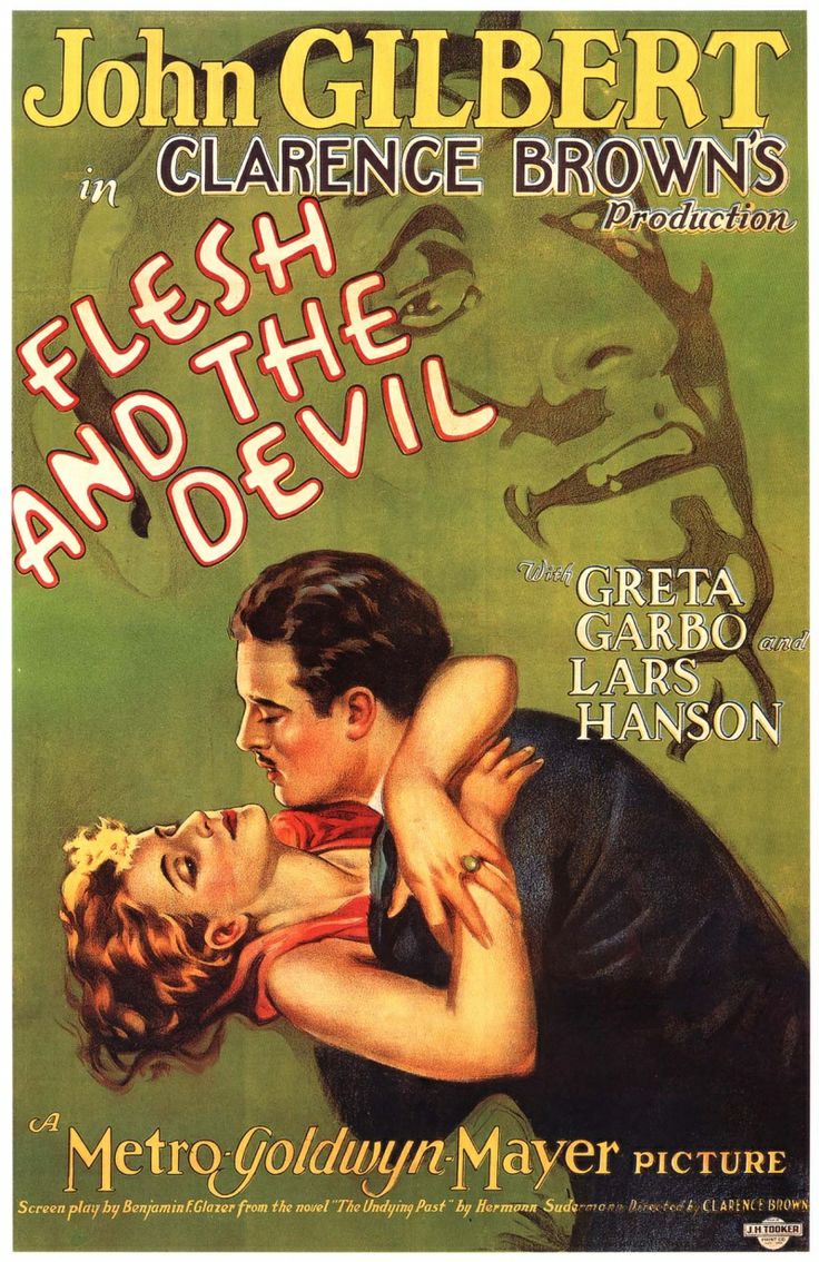 Flesh and the Devil (1926) theatrical poster