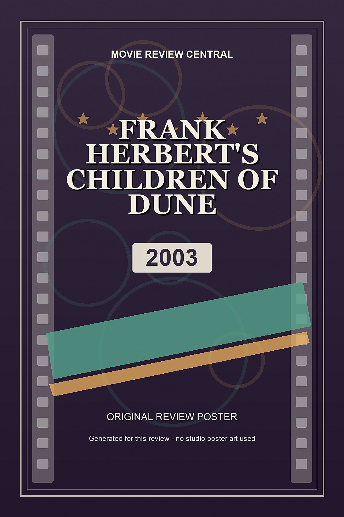 Frank Herbert's Children of Dune (2003) - original review poster Frank Herbert's Children of Dune (2003) - original review poster