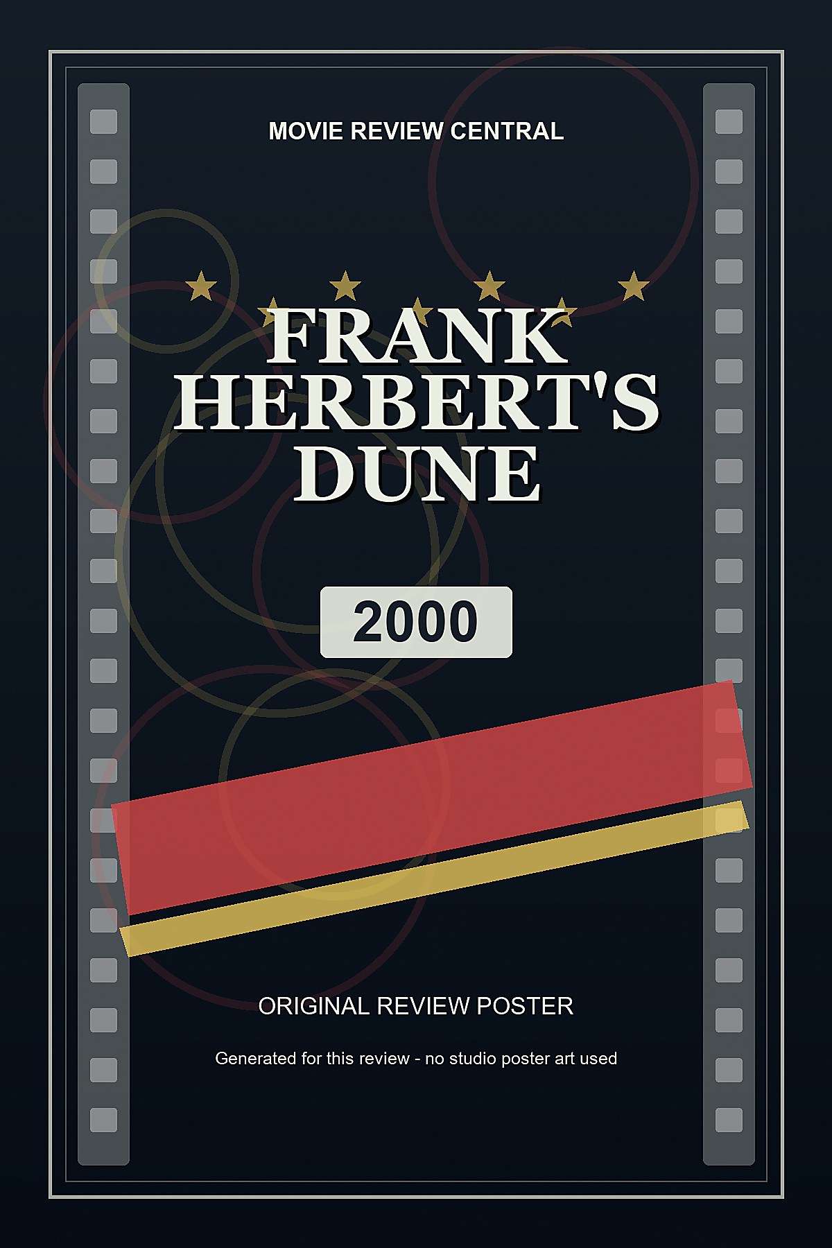 Frank Herbert's Dune (2000) - original review poster Frank Herbert's Dune (2000) - original review poster