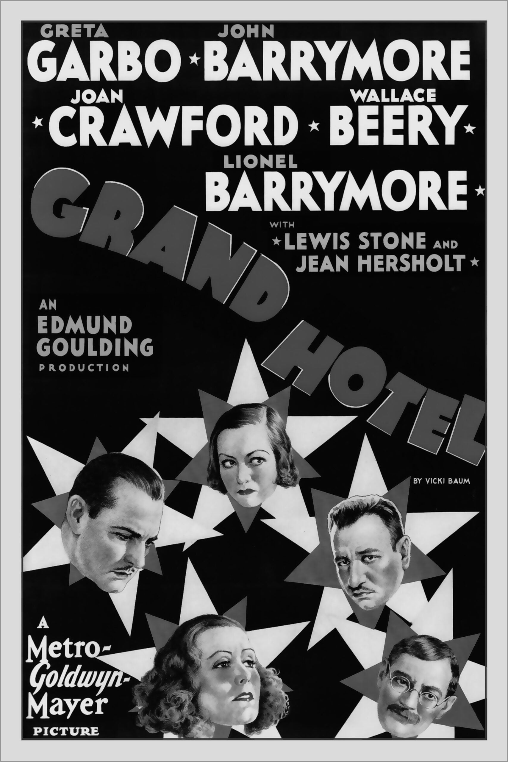 Grand Hotel (1932) theatrical poster Grand Hotel (1932) theatrical poster