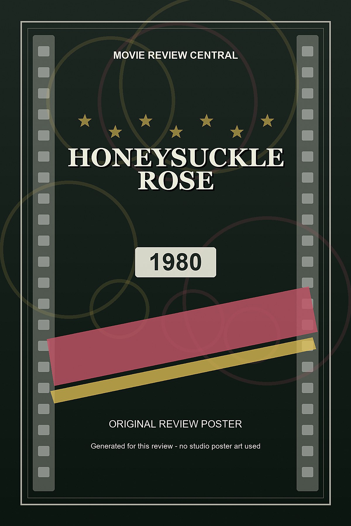 Honeysuckle Rose (1980) - original review poster