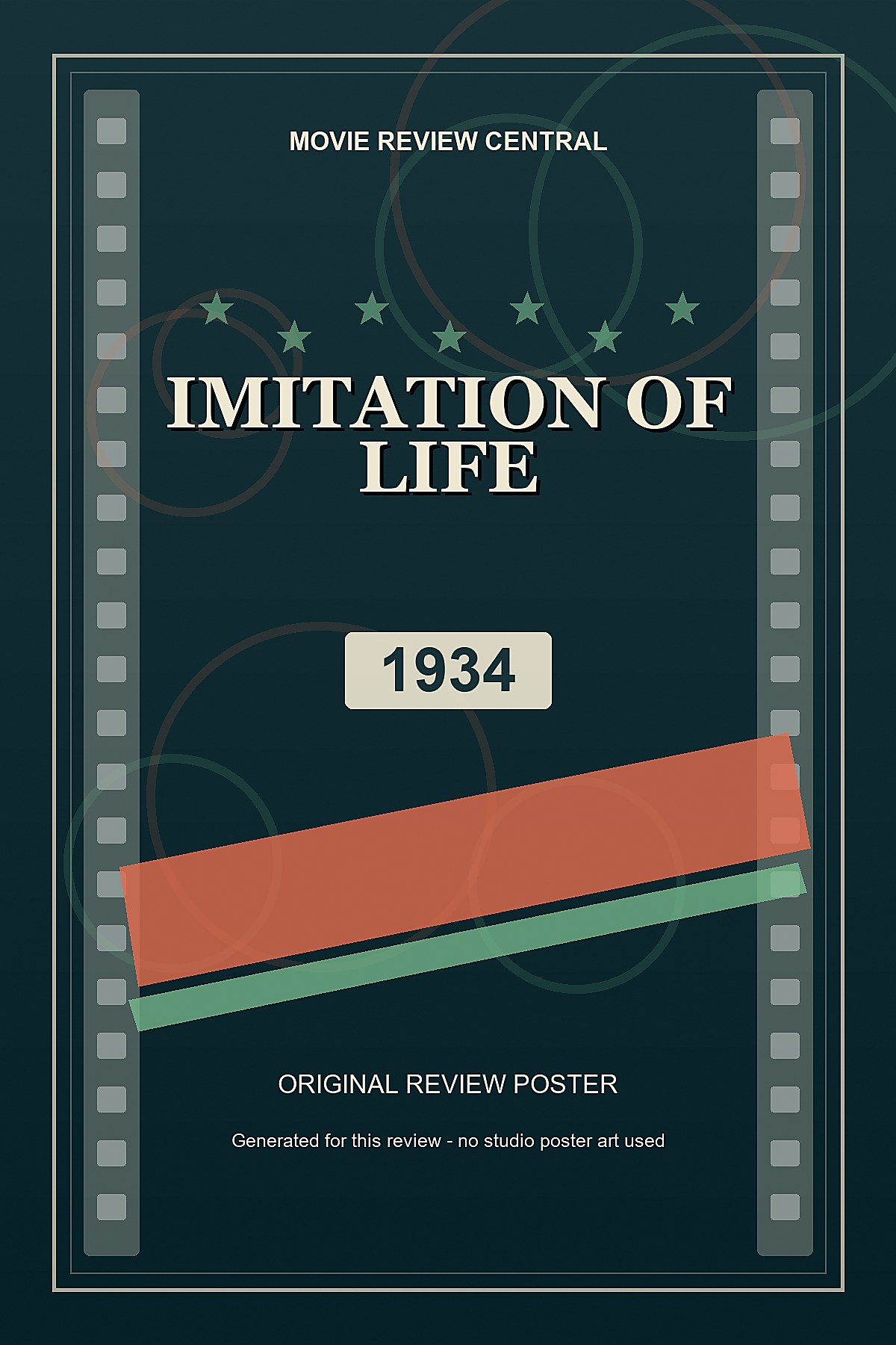 Imitation of Life (1934) - original review poster