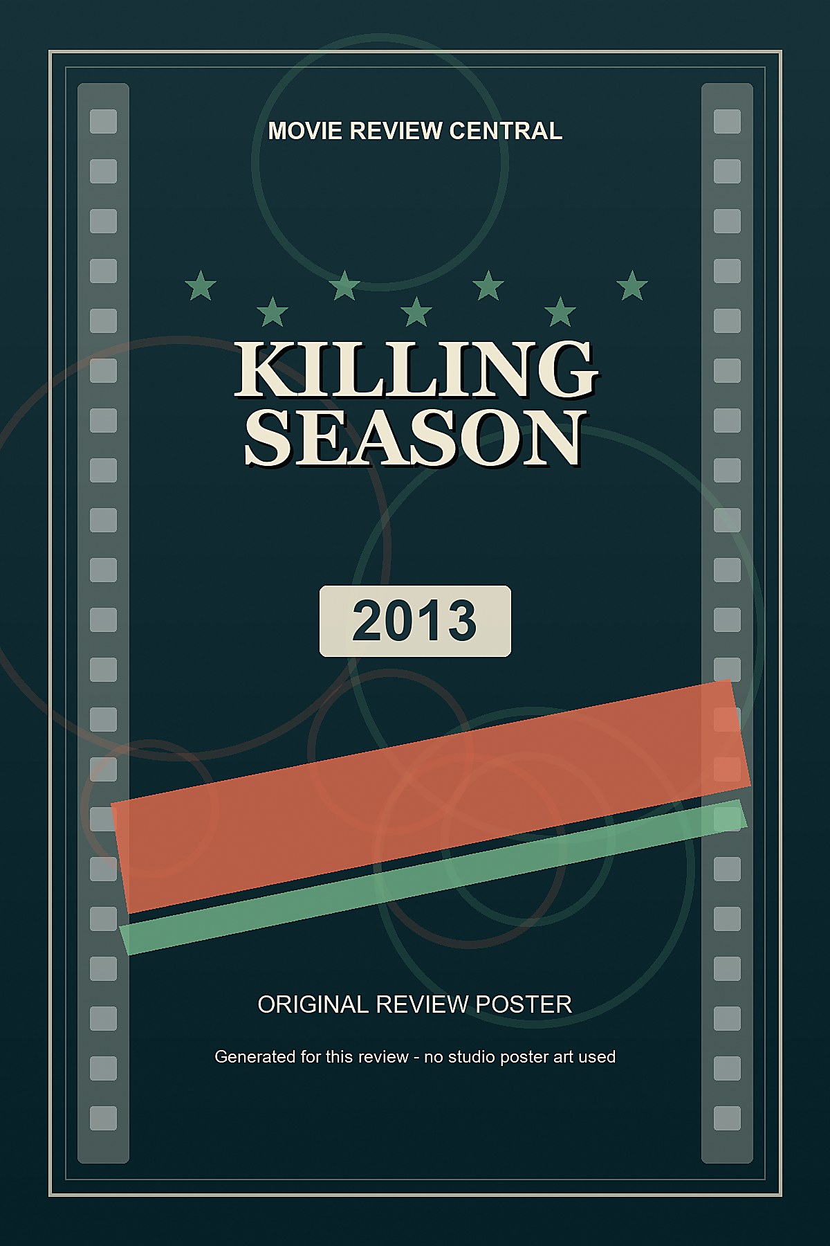 Killing Season (2013) - original review poster Killing Season (2013) - original review poster