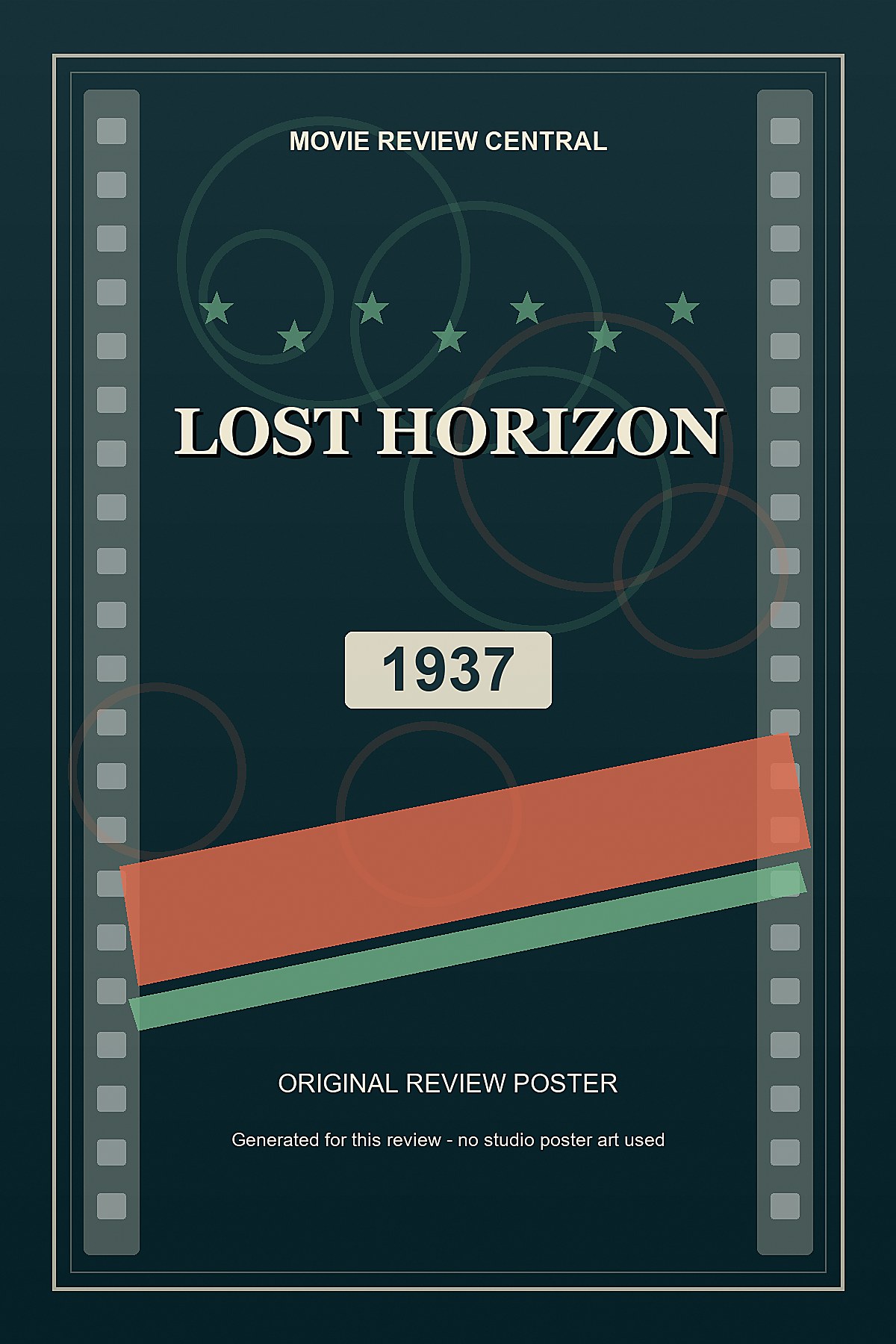 Lost Horizon (1937) - original review poster Lost Horizon (1937) - original review poster