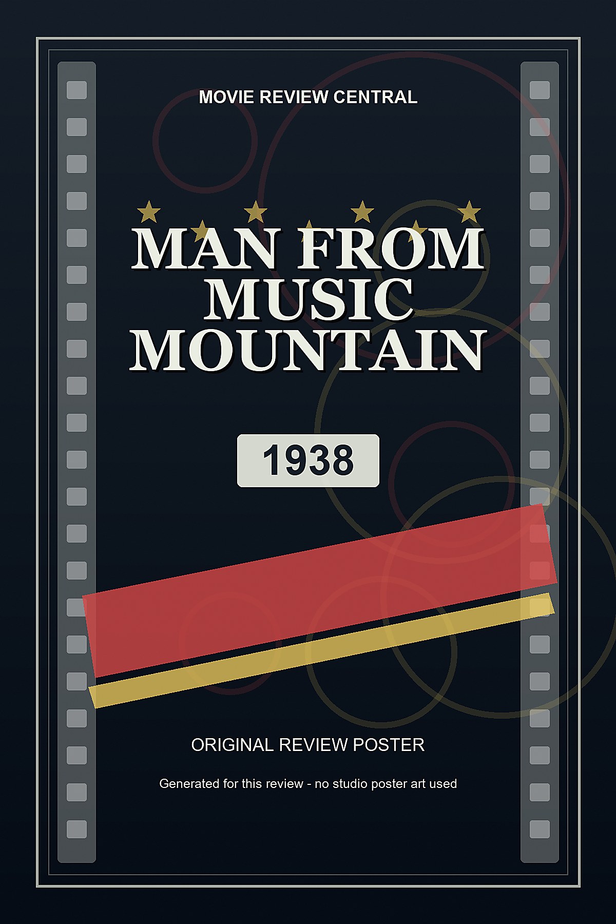 Man from Music Mountain (1938) - original review poster