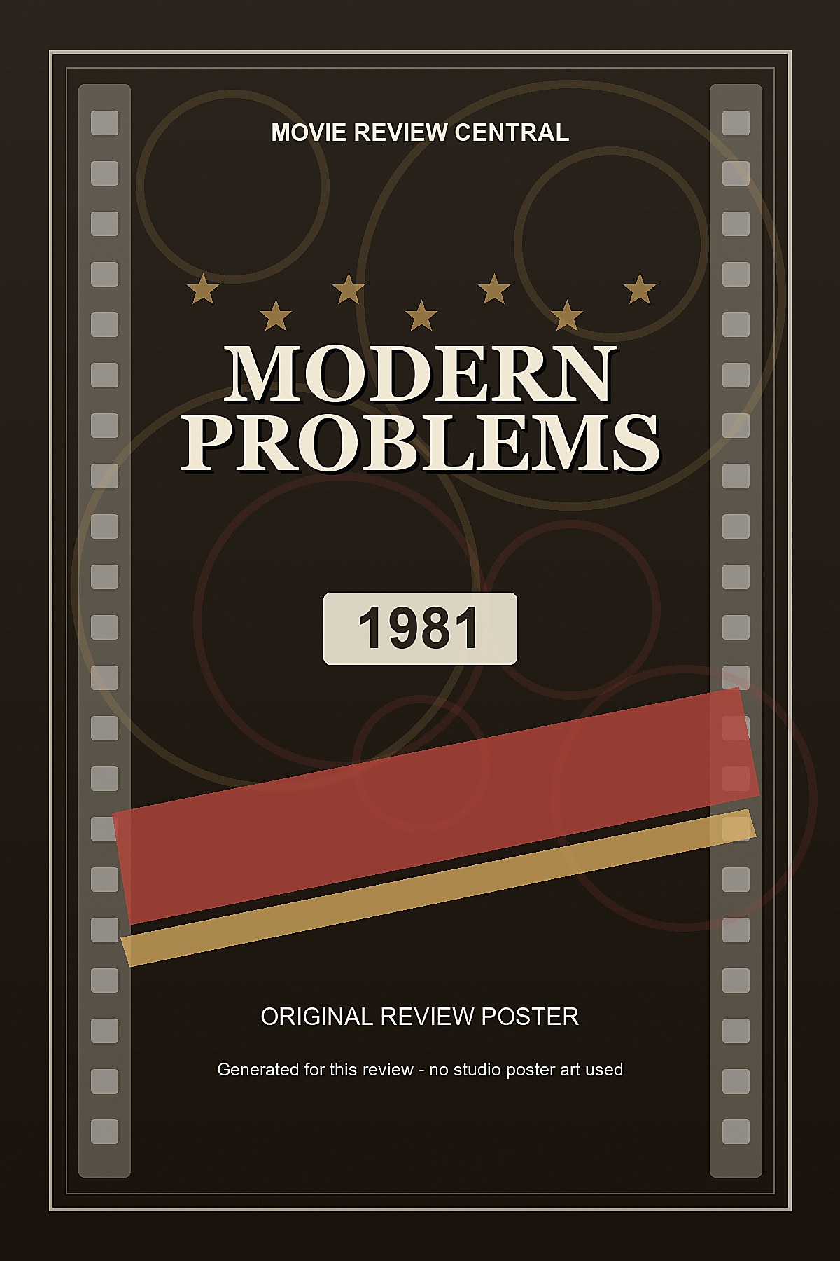 Modern Problems (1981) - original review poster