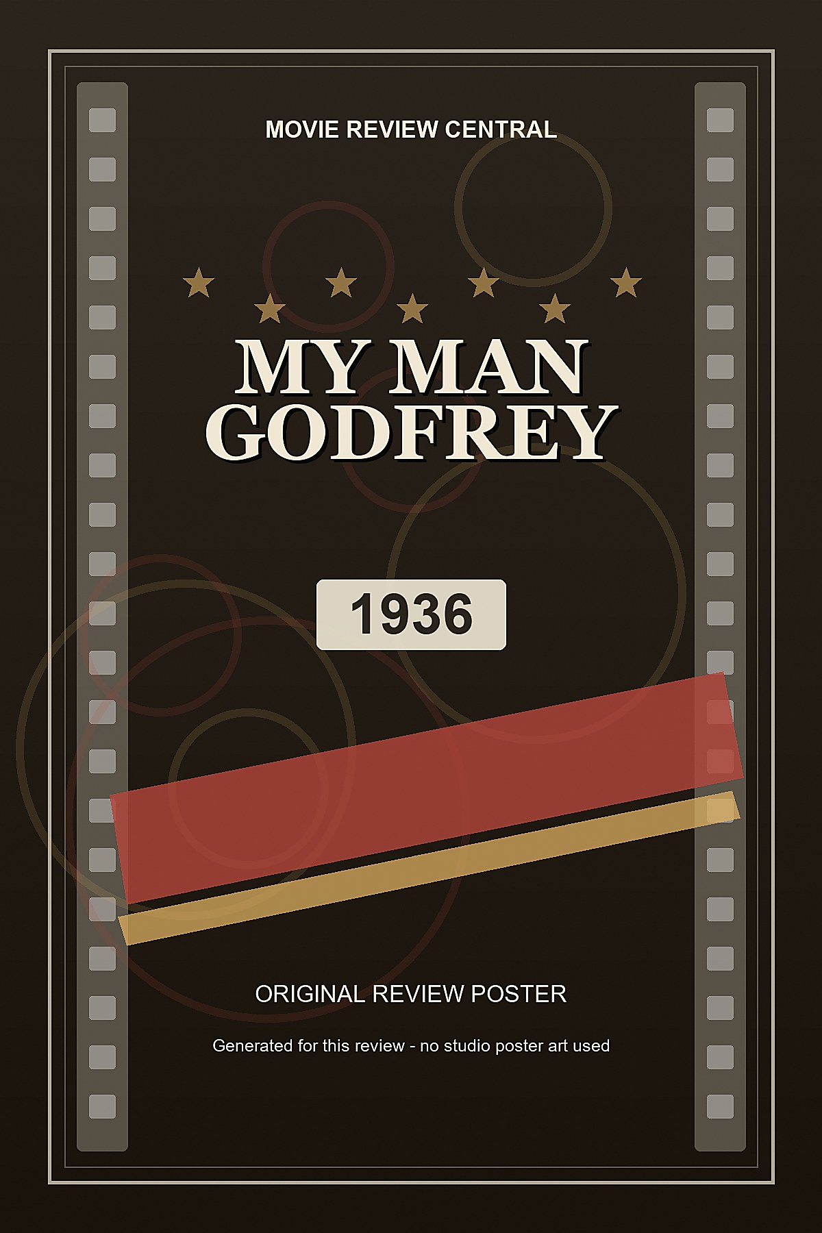 My Man Godfrey (1936) - original review poster My Man Godfrey (1936) - original review poster