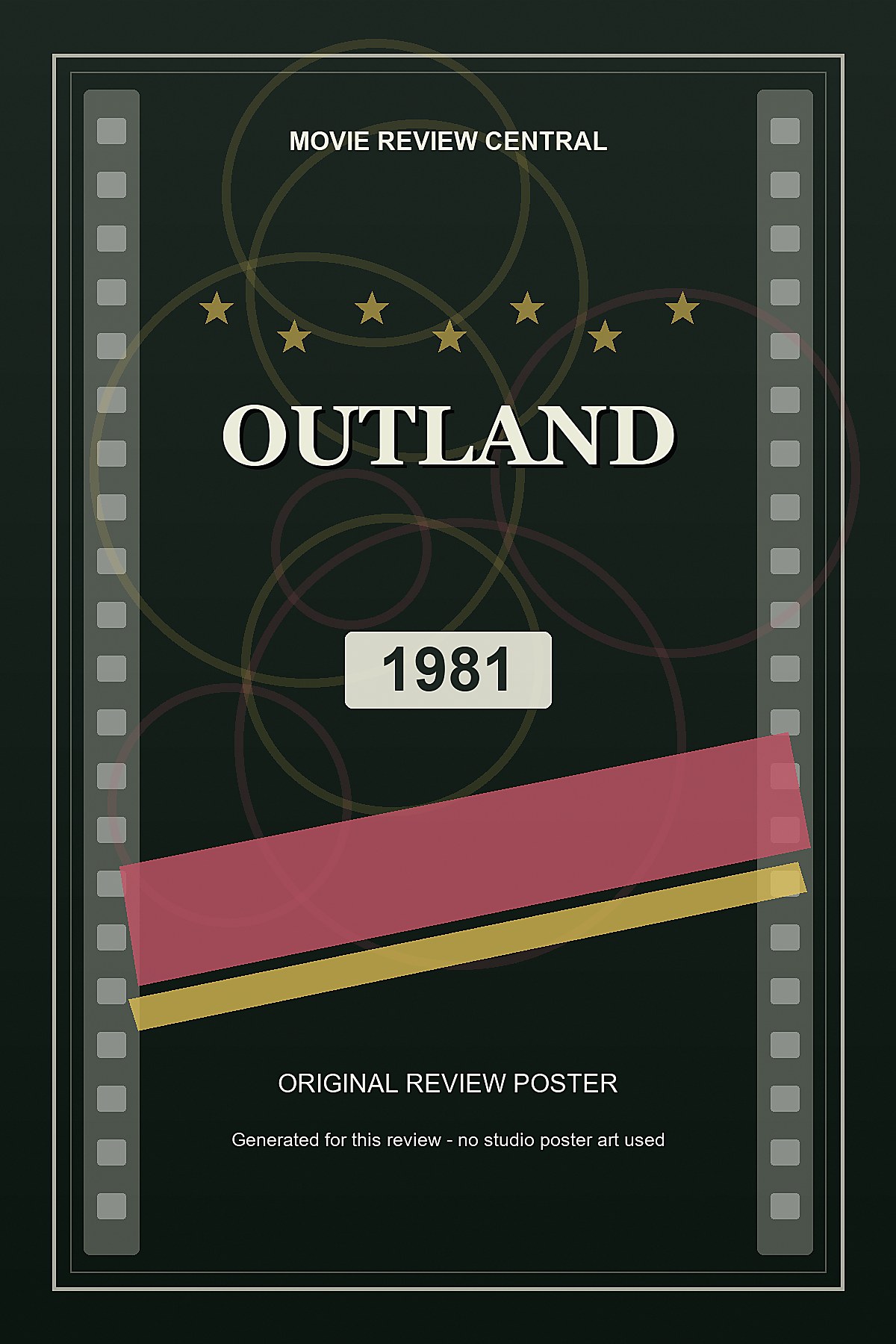 Outland (1981) - original review poster Outland (1981) - original review poster