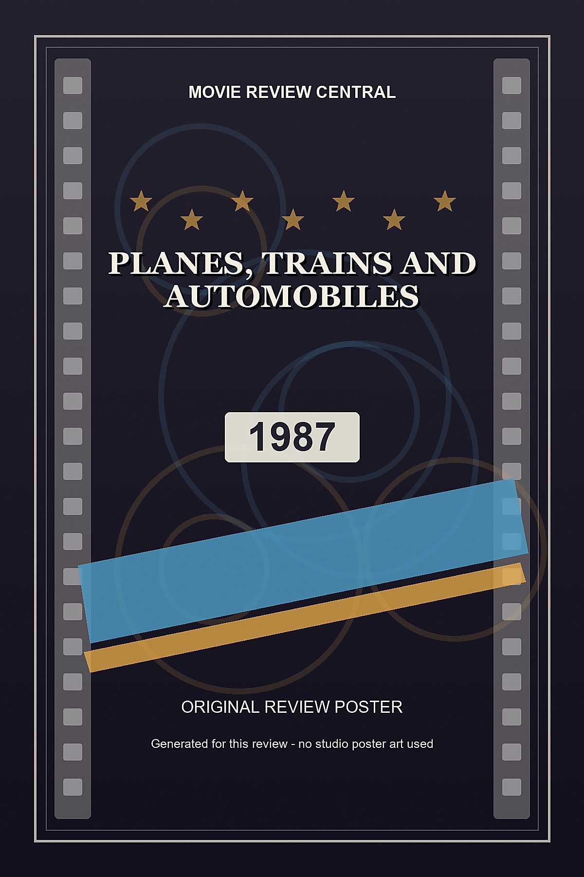 Planes, Trains and Automobiles (1987) - original review poster