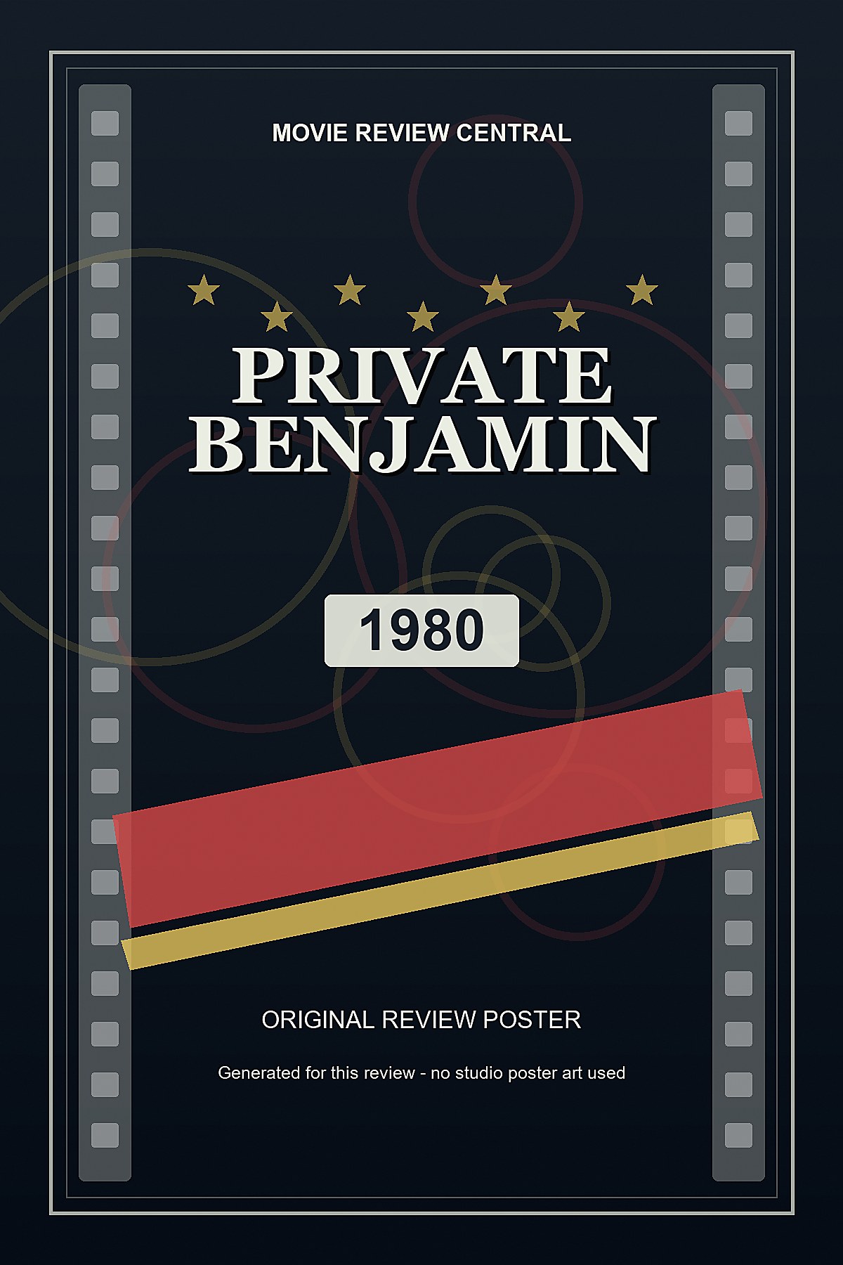 Private Benjamin (1980) - original review poster Private Benjamin (1980) - original review poster