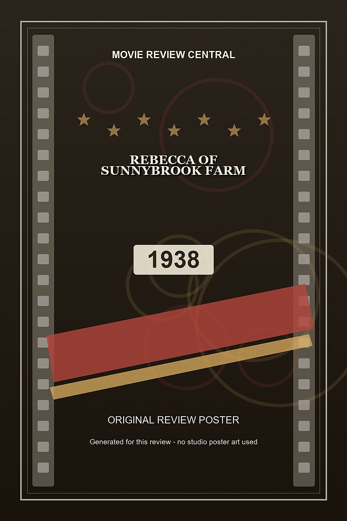 Rebecca of Sunnybrook Farm (1938) - original review poster Rebecca of Sunnybrook Farm (1938) - original review poster
