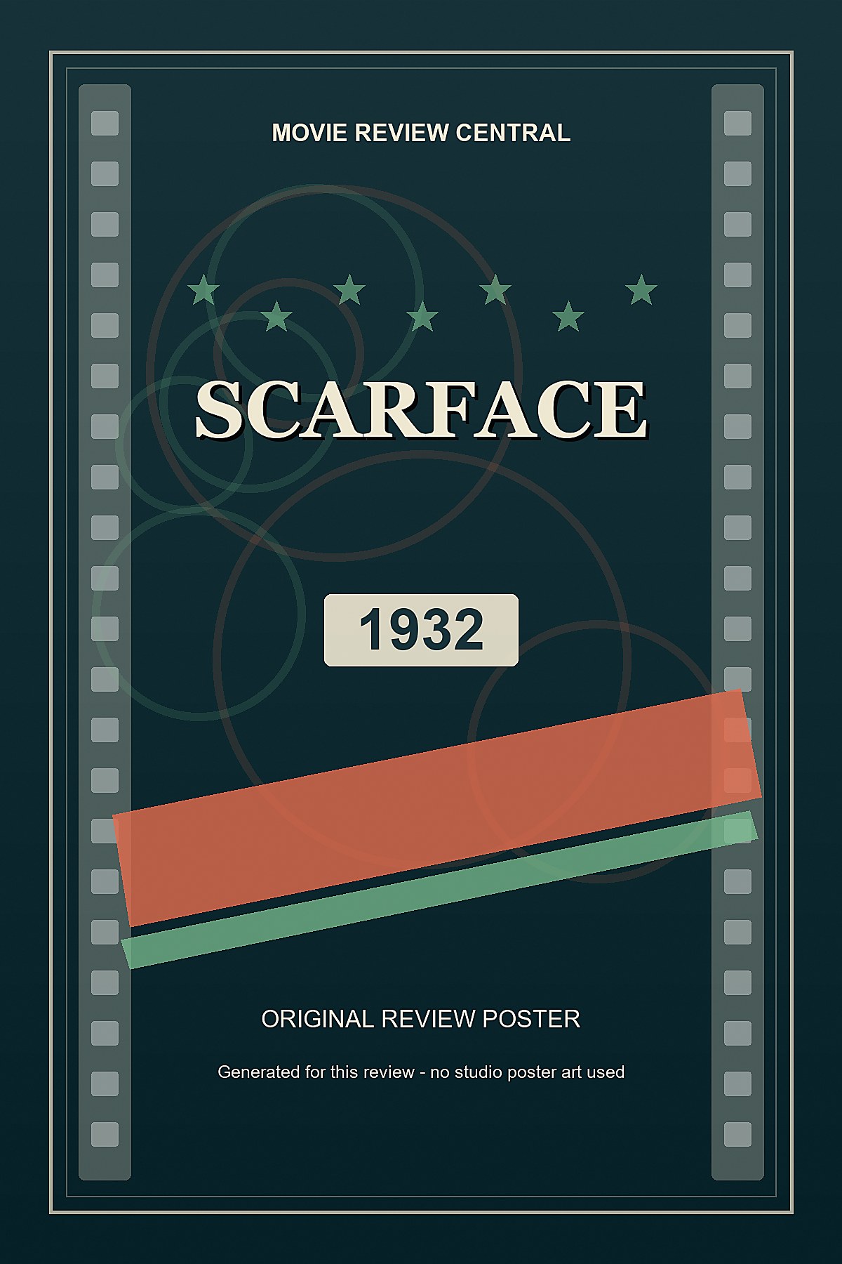 Scarface (1932) - original review poster Scarface (1932) - original review poster