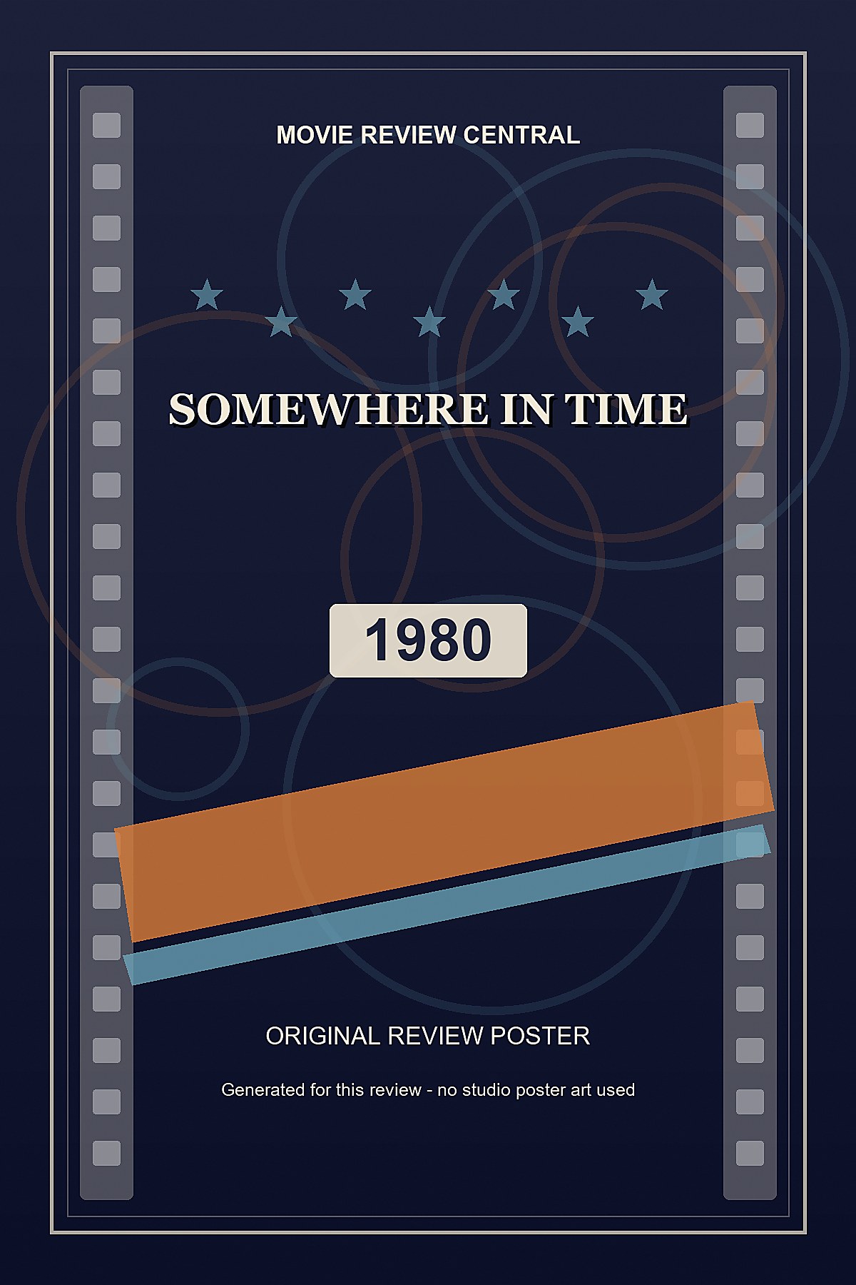 Somewhere in Time (1980) - original review poster