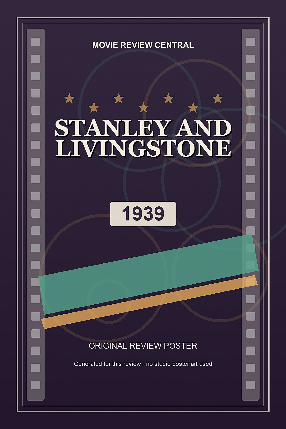 Stanley and Livingstone (1939) - original review poster Stanley and Livingstone (1939) - original review poster