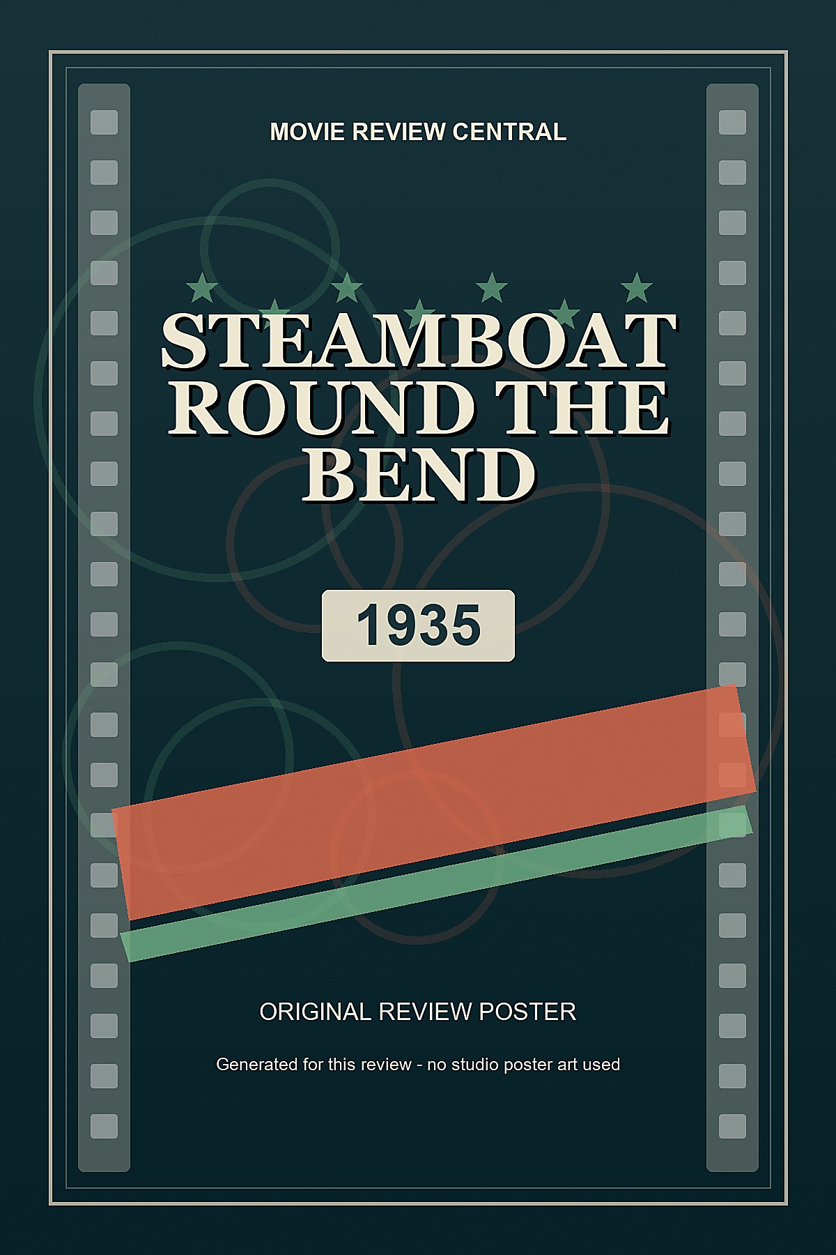Steamboat Round the Bend (1935) - original review poster Steamboat Round the Bend (1935) - original review poster