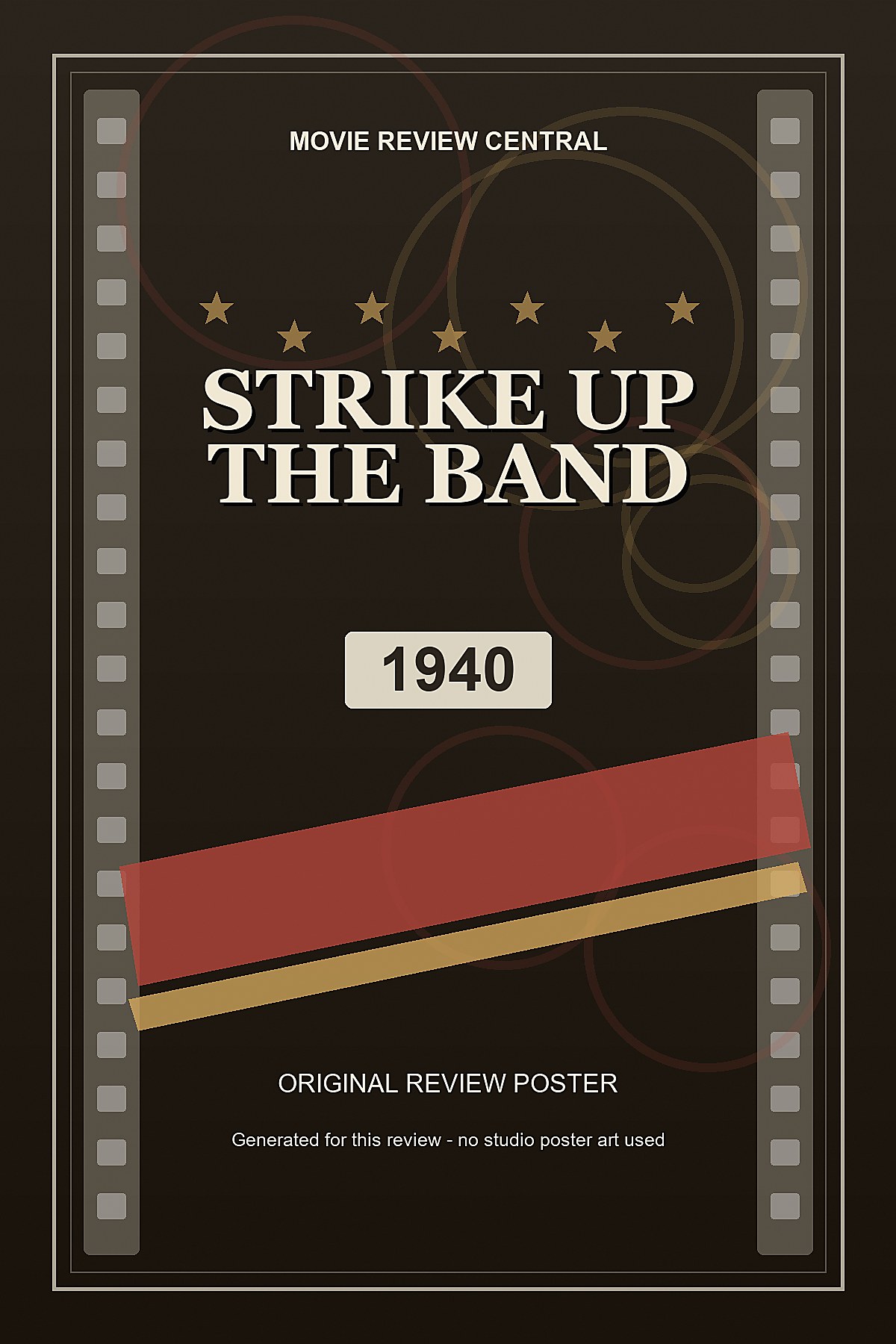Strike Up the Band (1940) - original review poster Strike Up the Band (1940) - original review poster