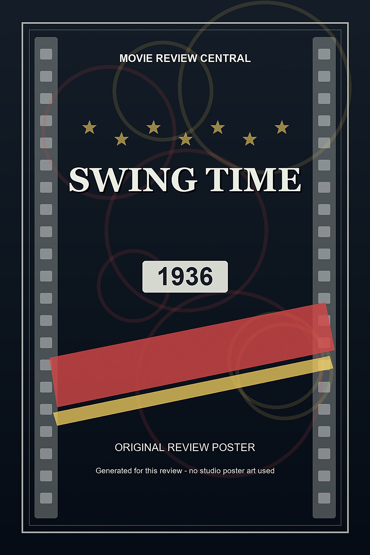 Swing Time (1936) - original review poster Swing Time (1936) - original review poster