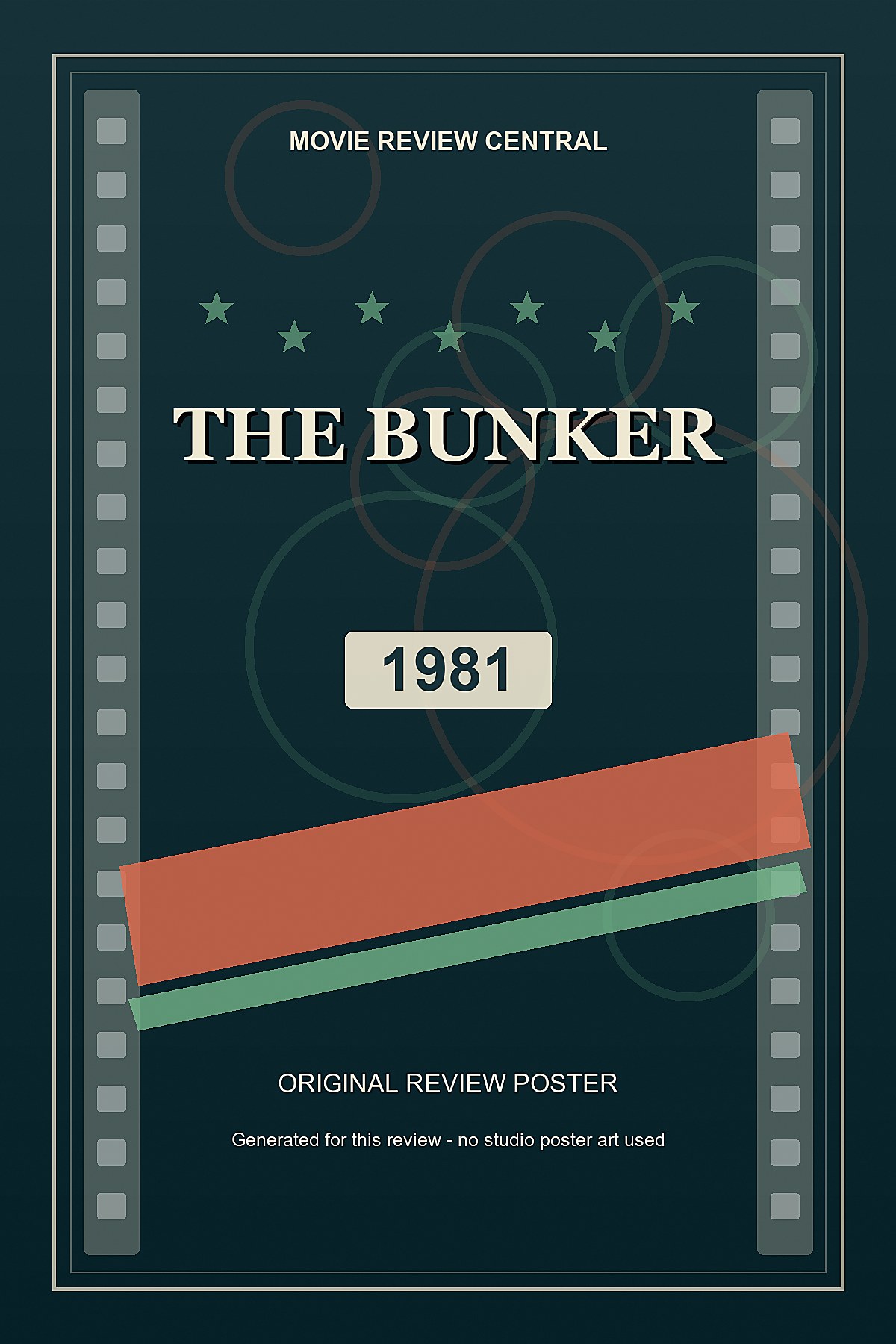 The Bunker (1981) - original review poster