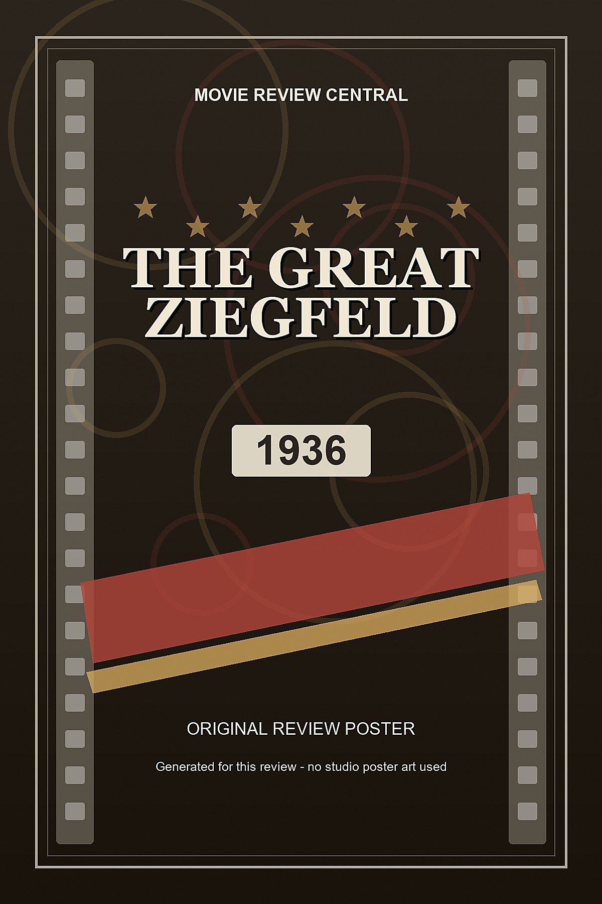 The Great Ziegfeld (1936) - original review poster The Great Ziegfeld (1936) - original review poster