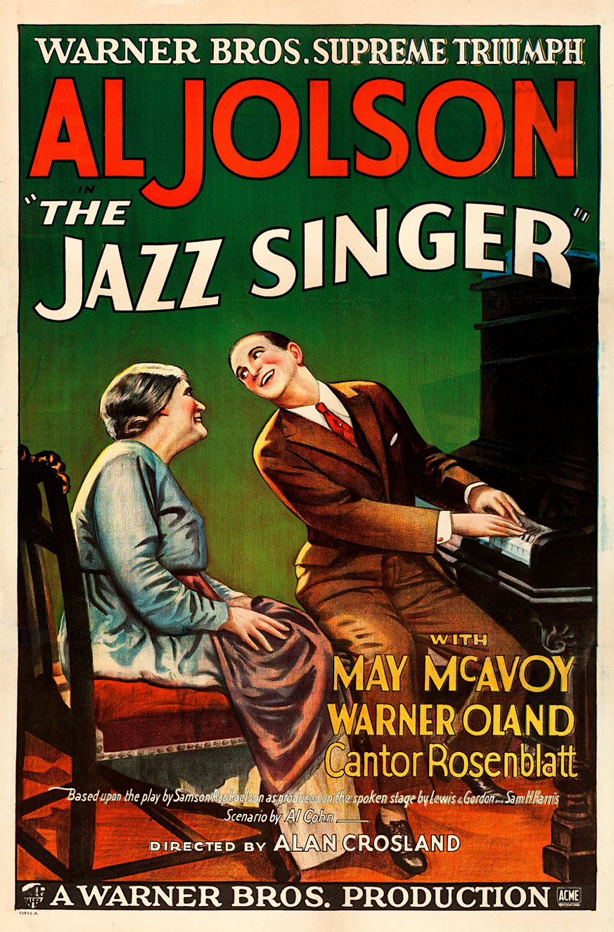The Jazz Singer (1927) theatrical poster