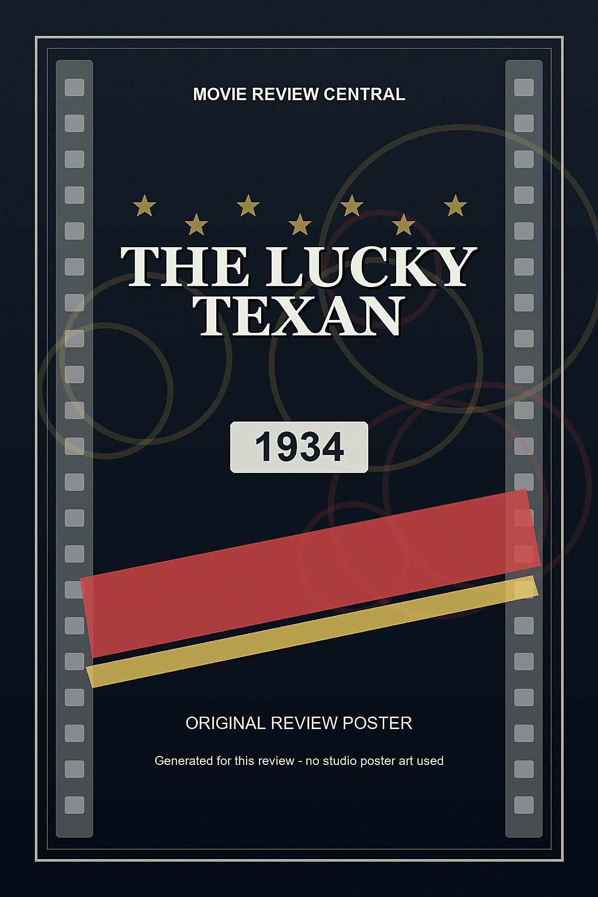 The Lucky Texan (1934) - original review poster