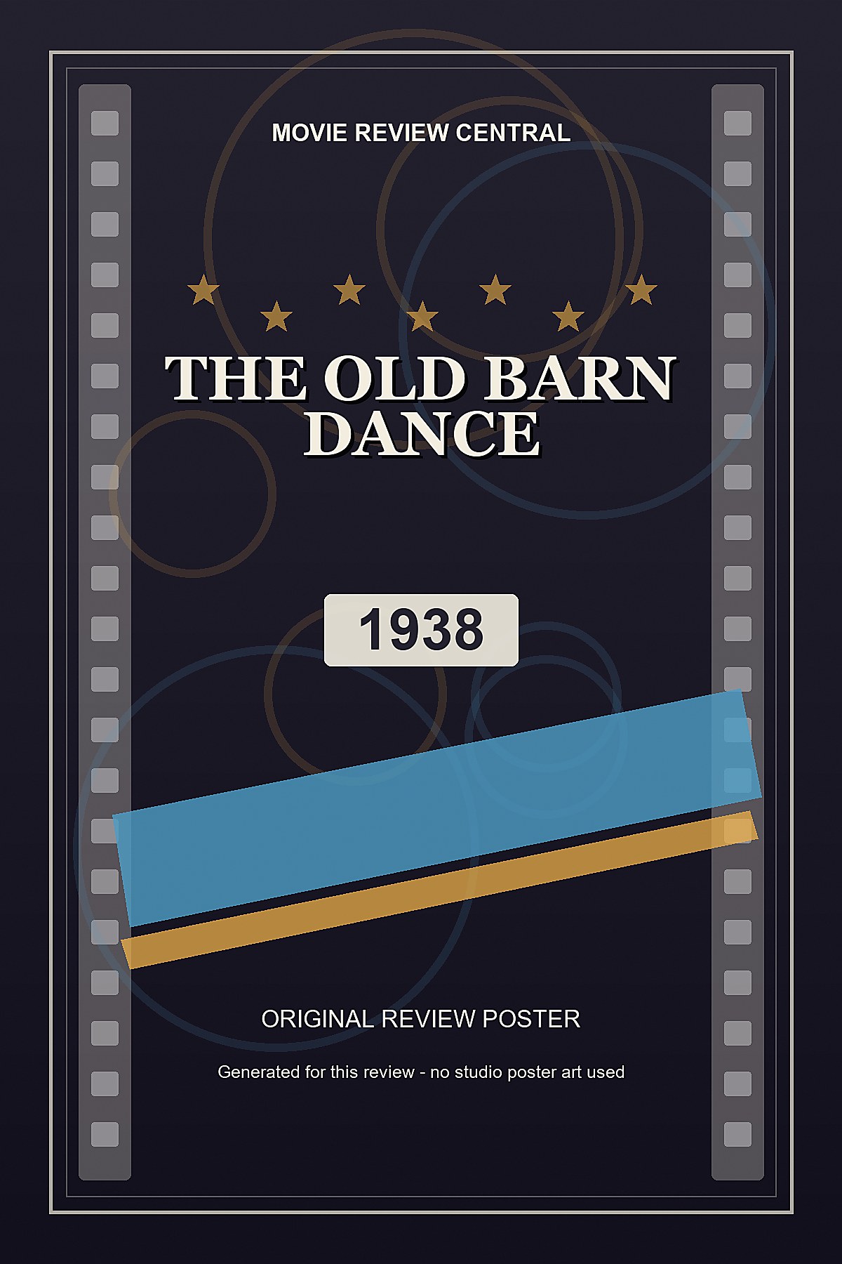 The Old Barn Dance (1938) - original review poster