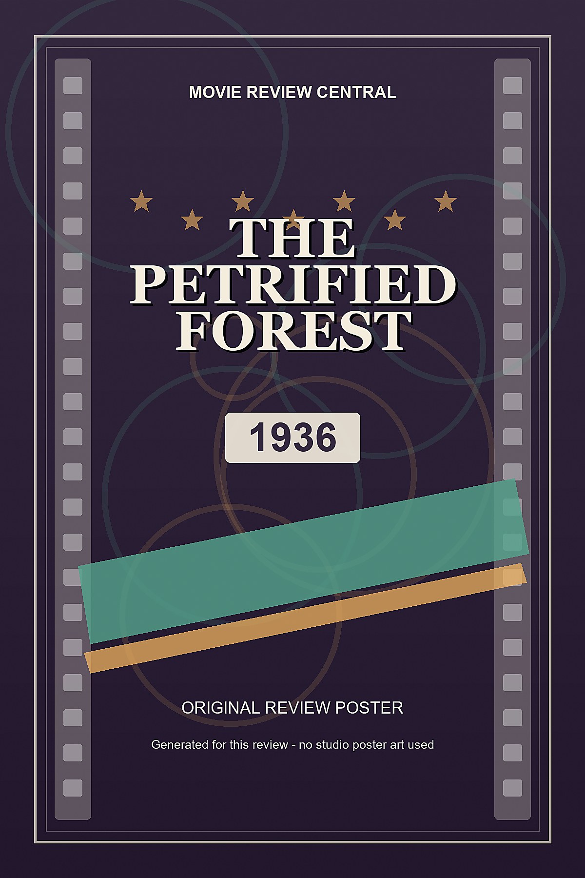The Petrified Forest (1936) - original review poster The Petrified Forest (1936) - original review poster
