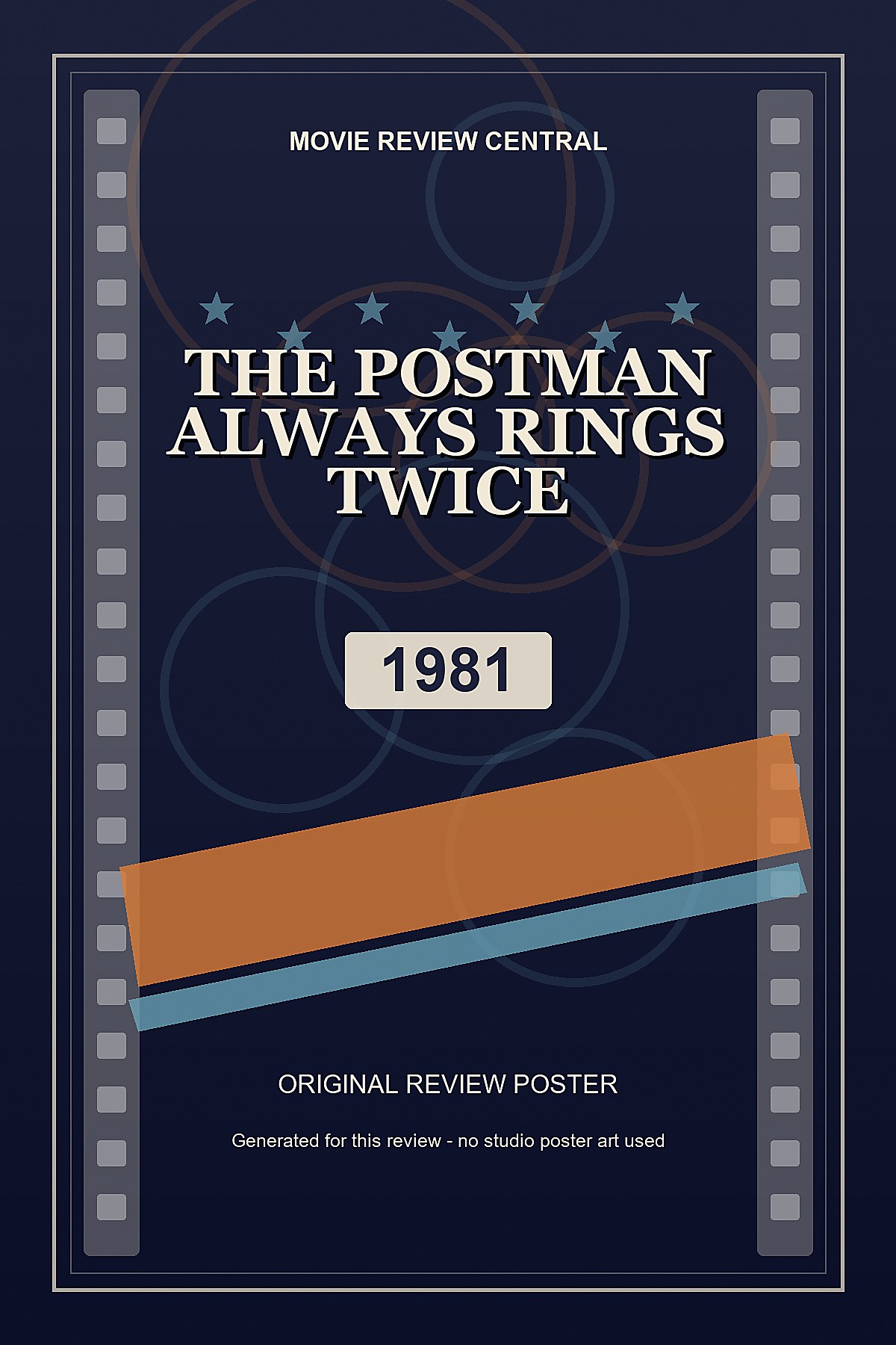 The Postman Always Rings Twice (1981) - original review poster