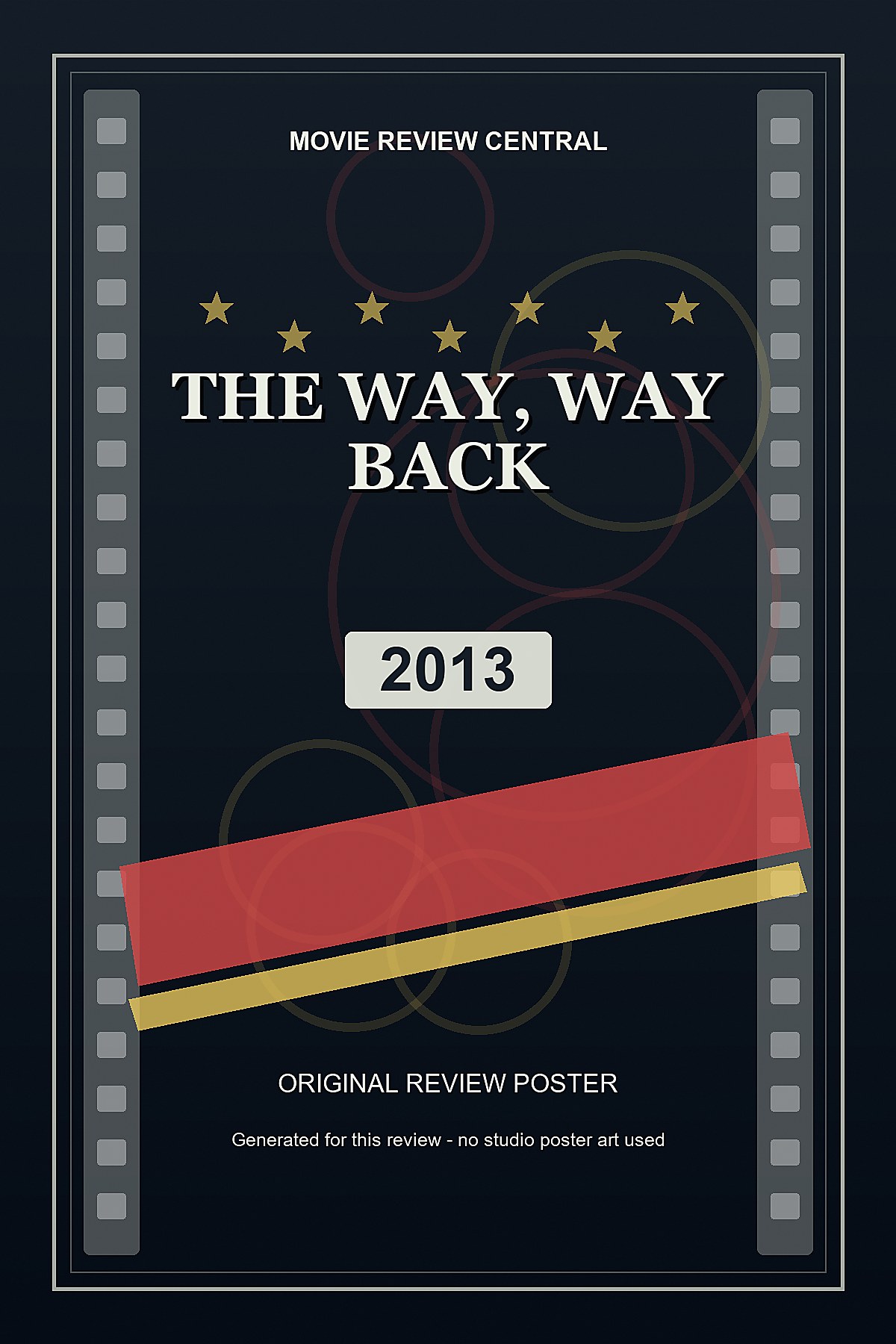 The Way, Way Back (2013) - original review poster The Way, Way Back (2013) - original review poster