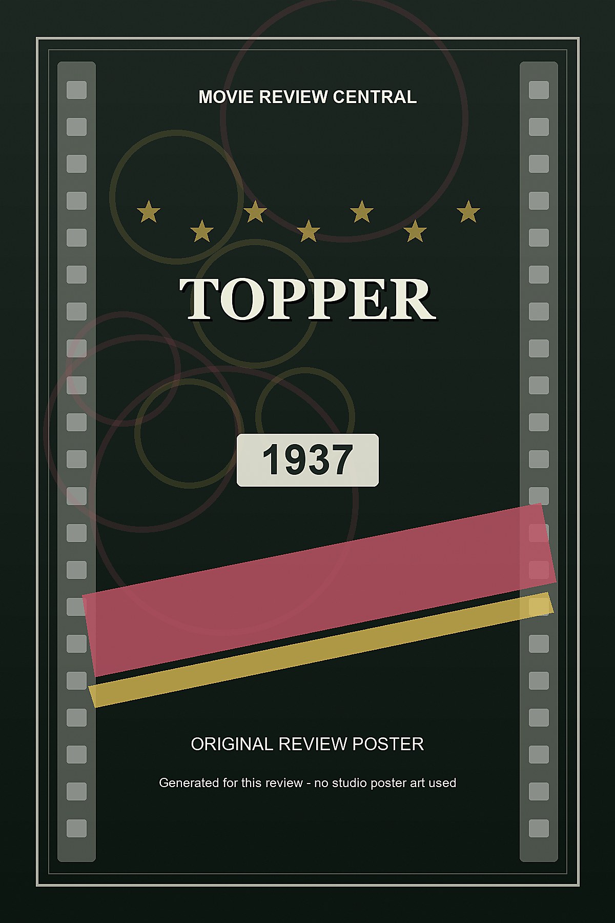 Topper (1937) - original review poster