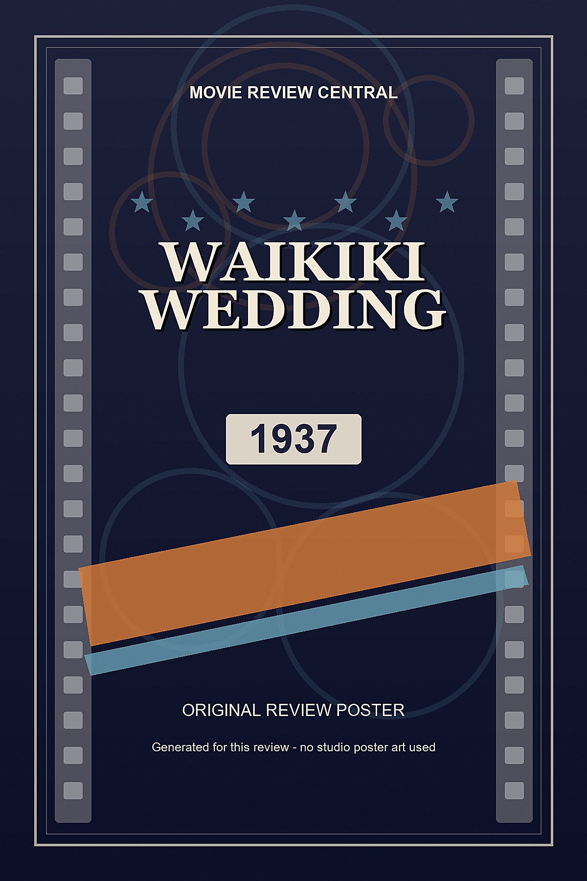 Waikiki Wedding (1937) - original review poster Waikiki Wedding (1937) - original review poster