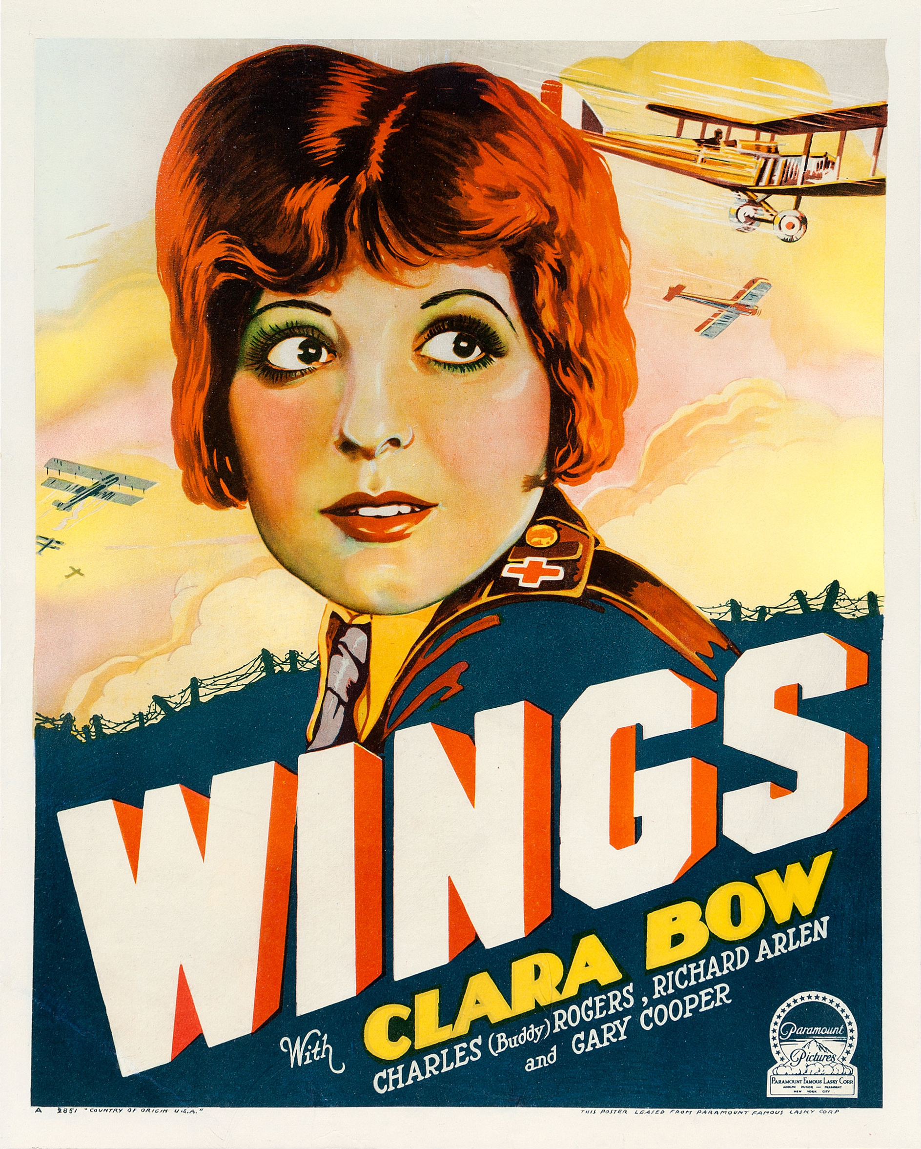 Wings (1927) theatrical poster
