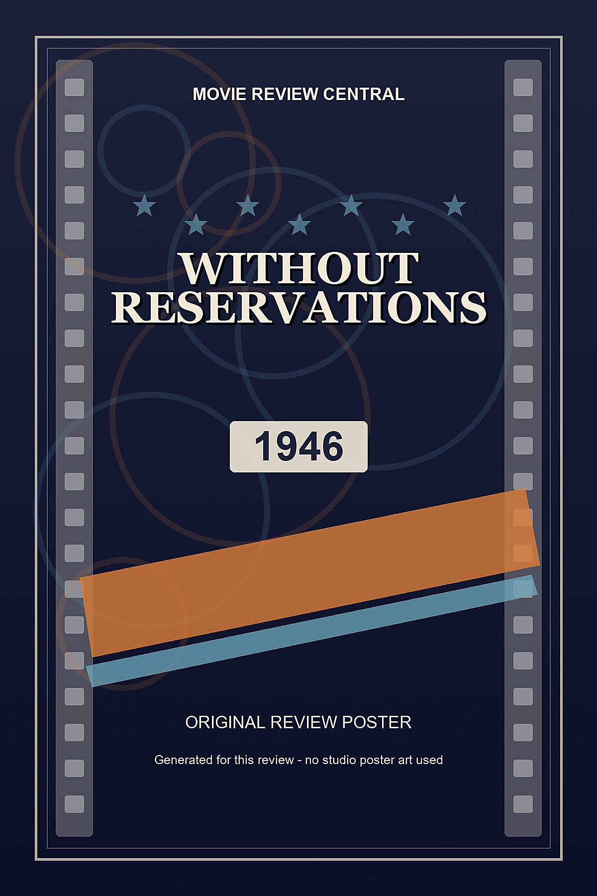 Without Reservations (1946) - original review poster