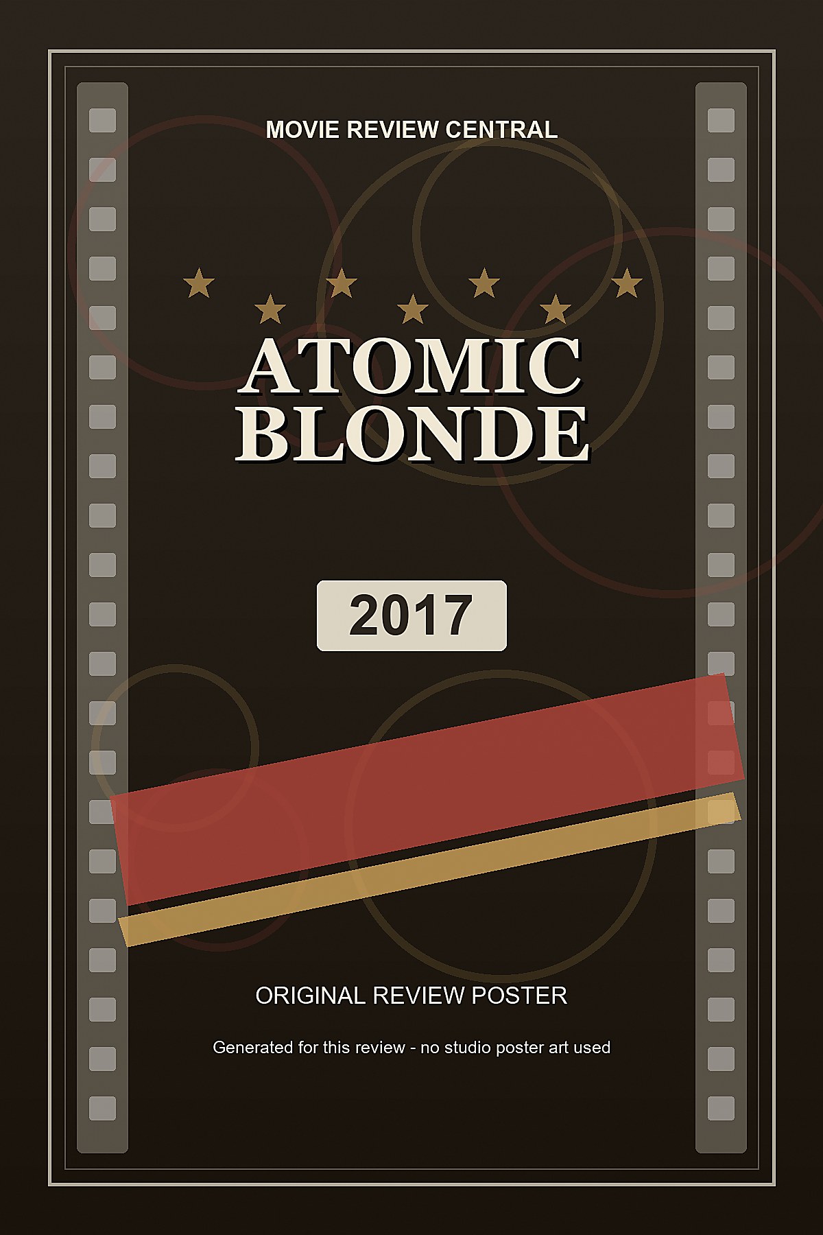 Atomic Blonde (2017) - original review poster