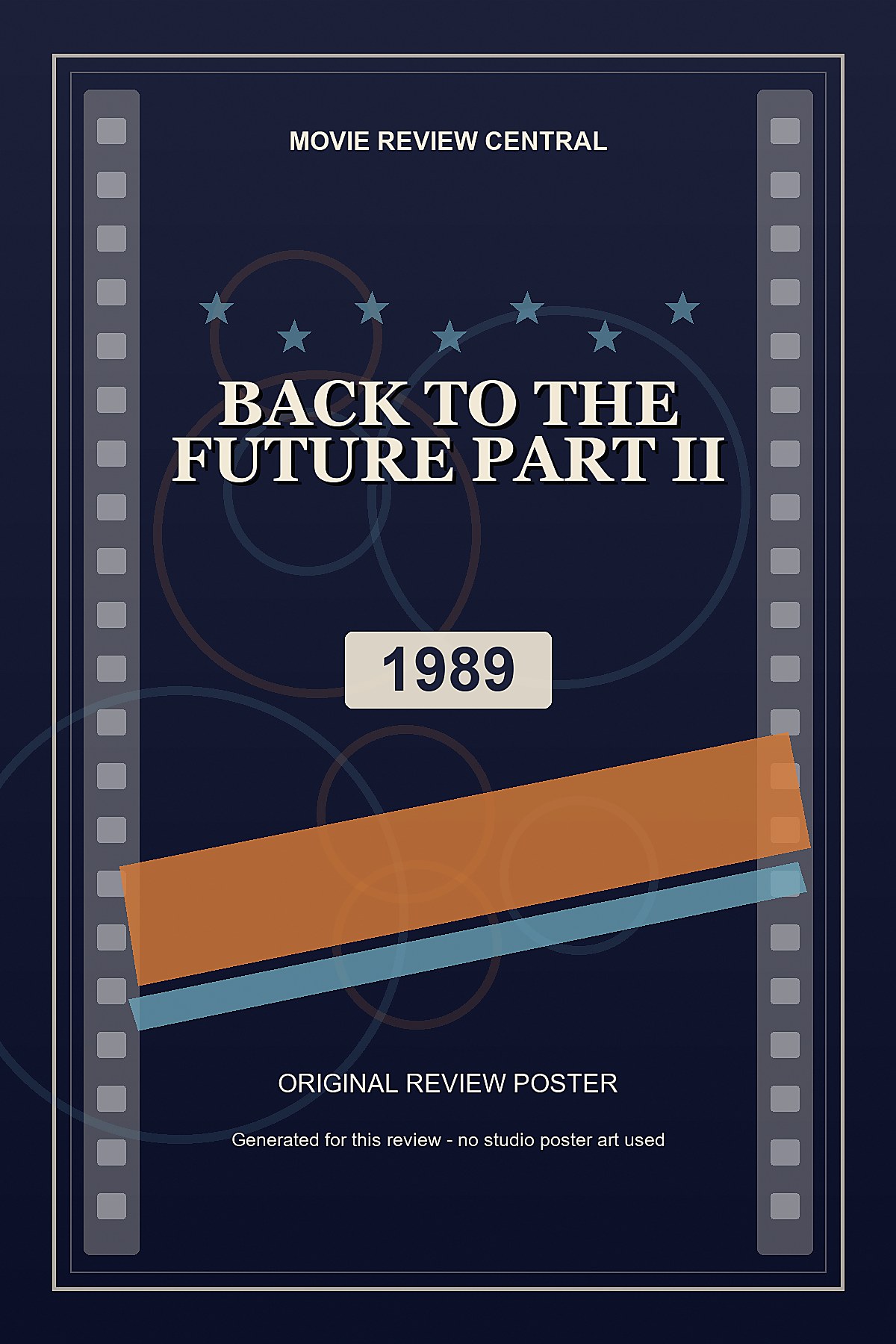 Back to the Future Part II (1989) - original review poster