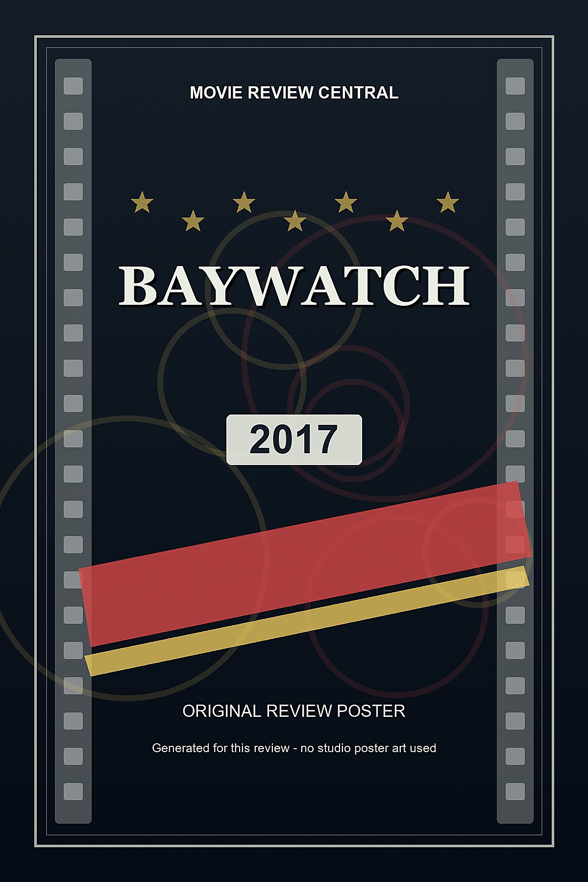 Baywatch (2017) - original review poster Baywatch (2017) - original review poster
