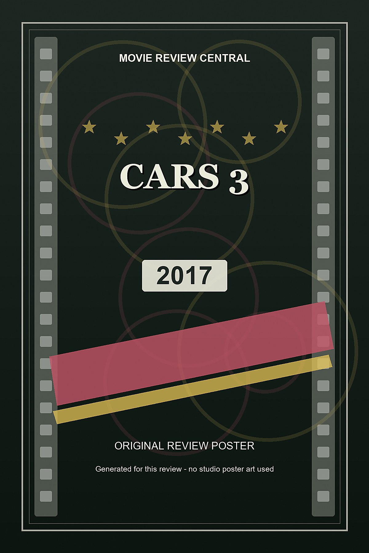 Cars 3 (2017) - original review poster Cars 3 (2017) - original review poster
