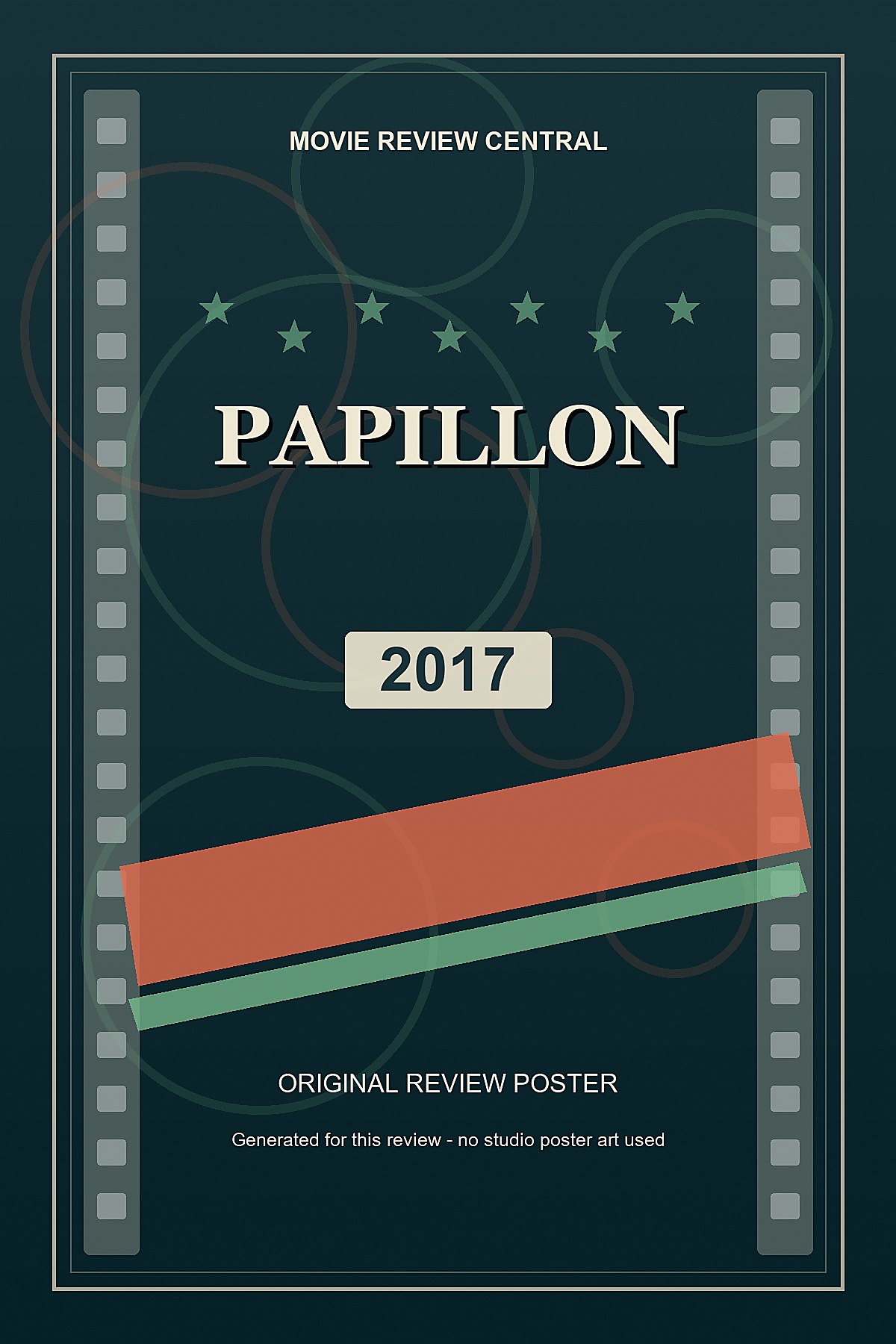 Papillon (2017) - original review poster