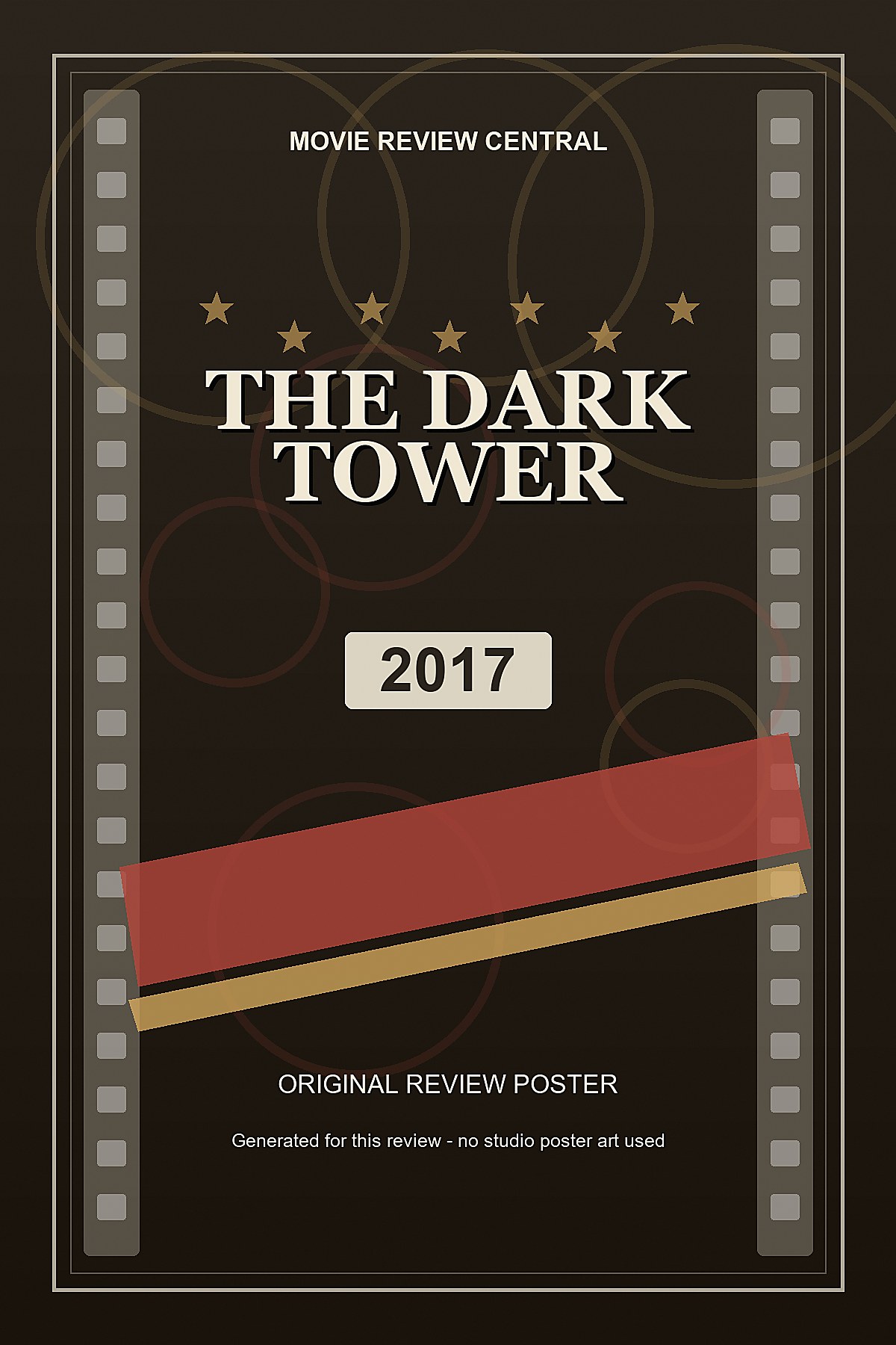 The Dark Tower (2017) - original review poster