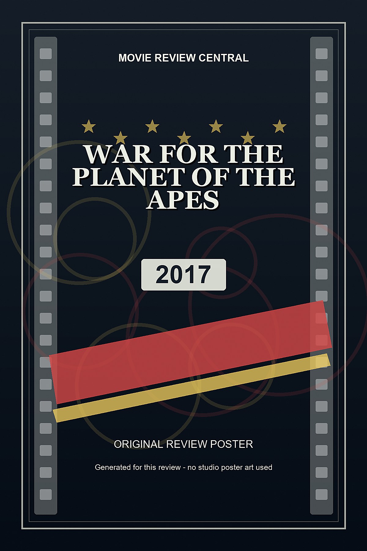 War for the Planet of the Apes (2017) - original review poster